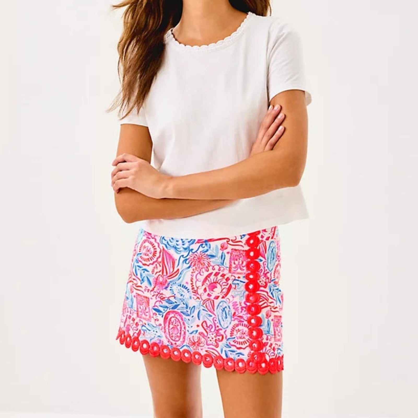 NWT Lilly Pulitzer MICHELINA SKORT - SUN SEA SAND - size 2