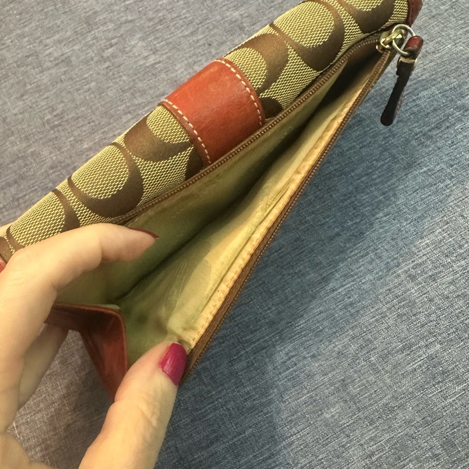 Coach vintage and wallet Y2K