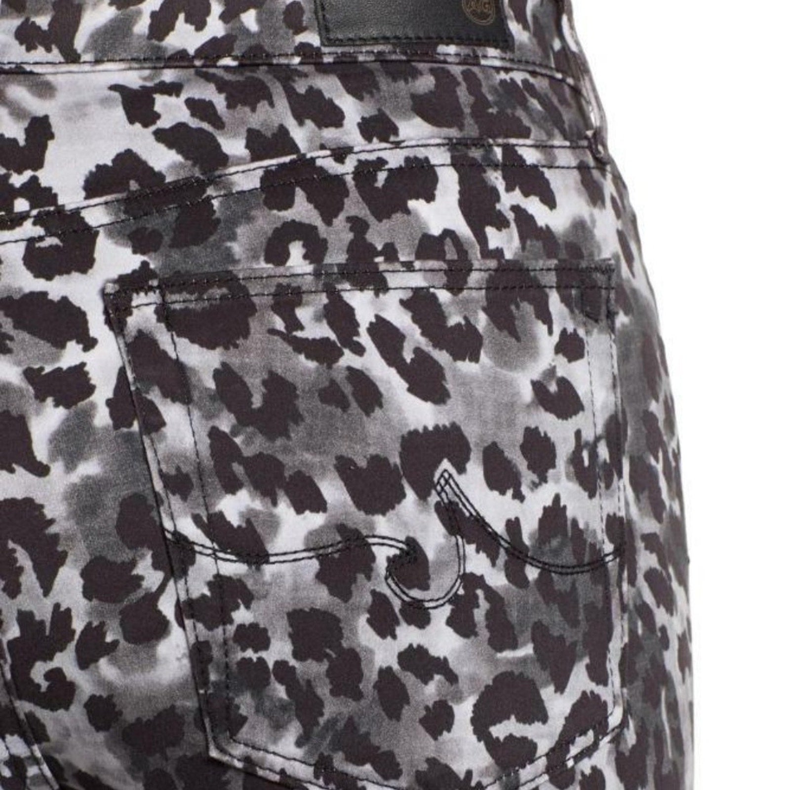 AG Adriano Goldschmied Prima Ankle Cigarette Leopard Stretch Jeans size 27