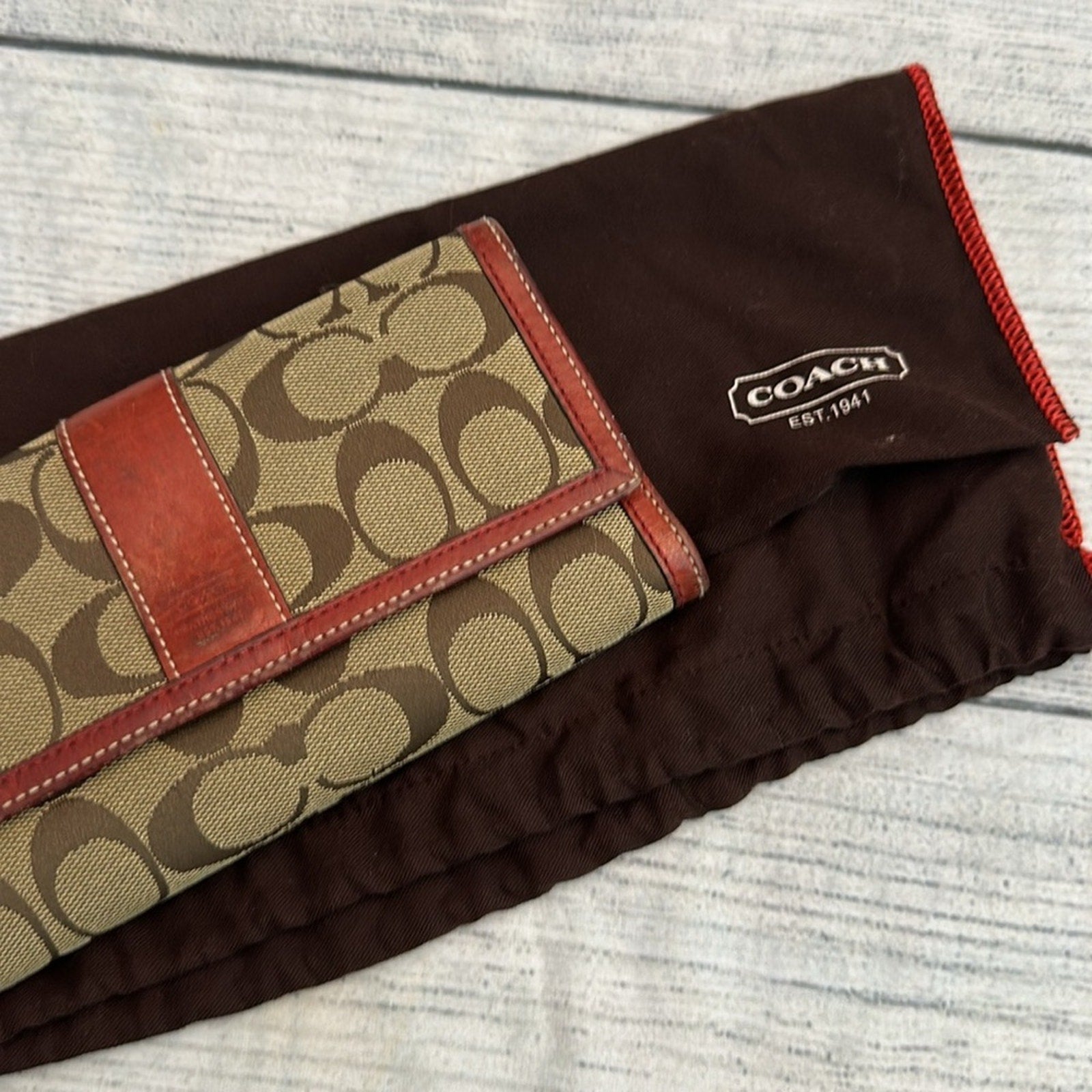 Coach vintage and wallet Y2K