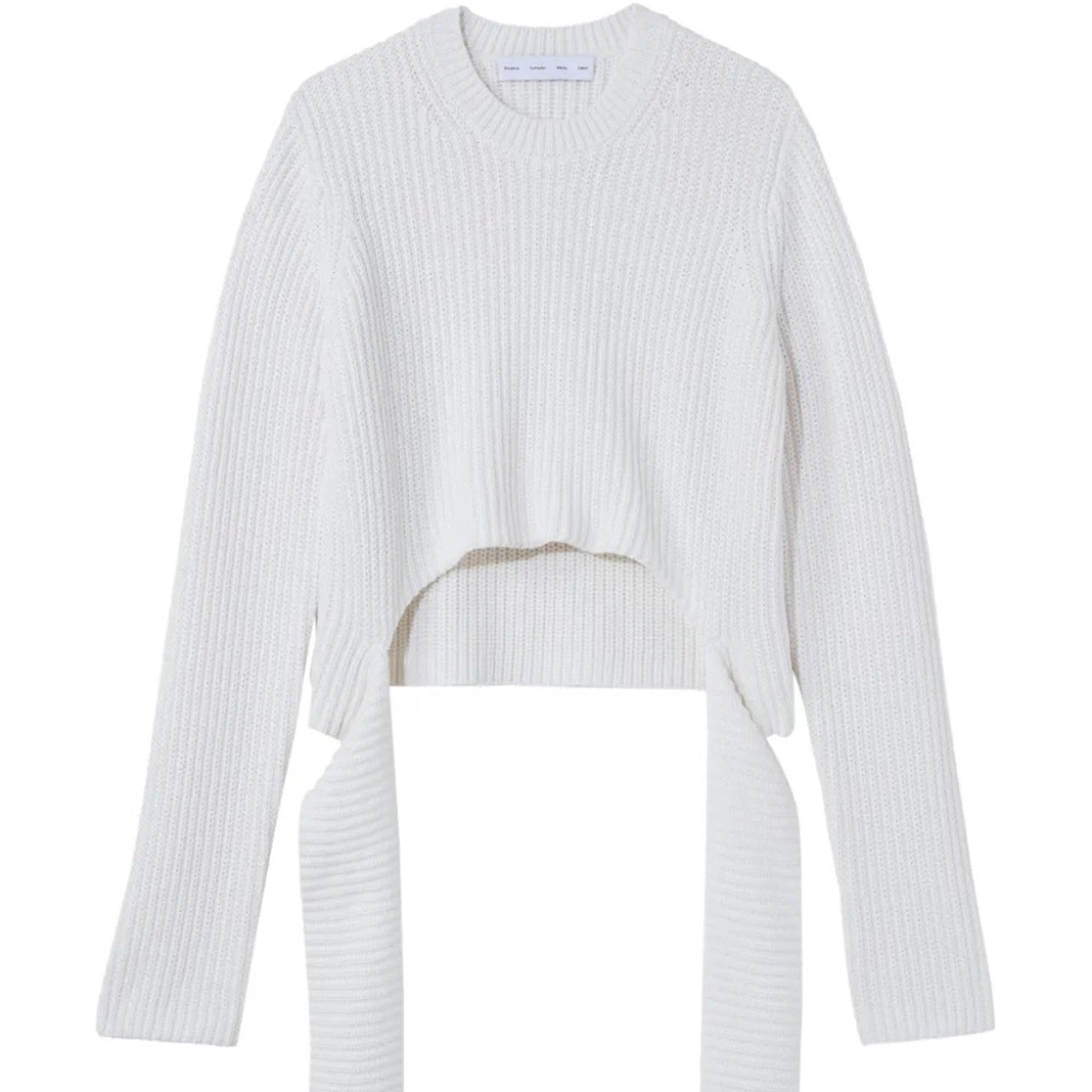Proenza Schouler White Label ribbed-knit wrap jumper - size M