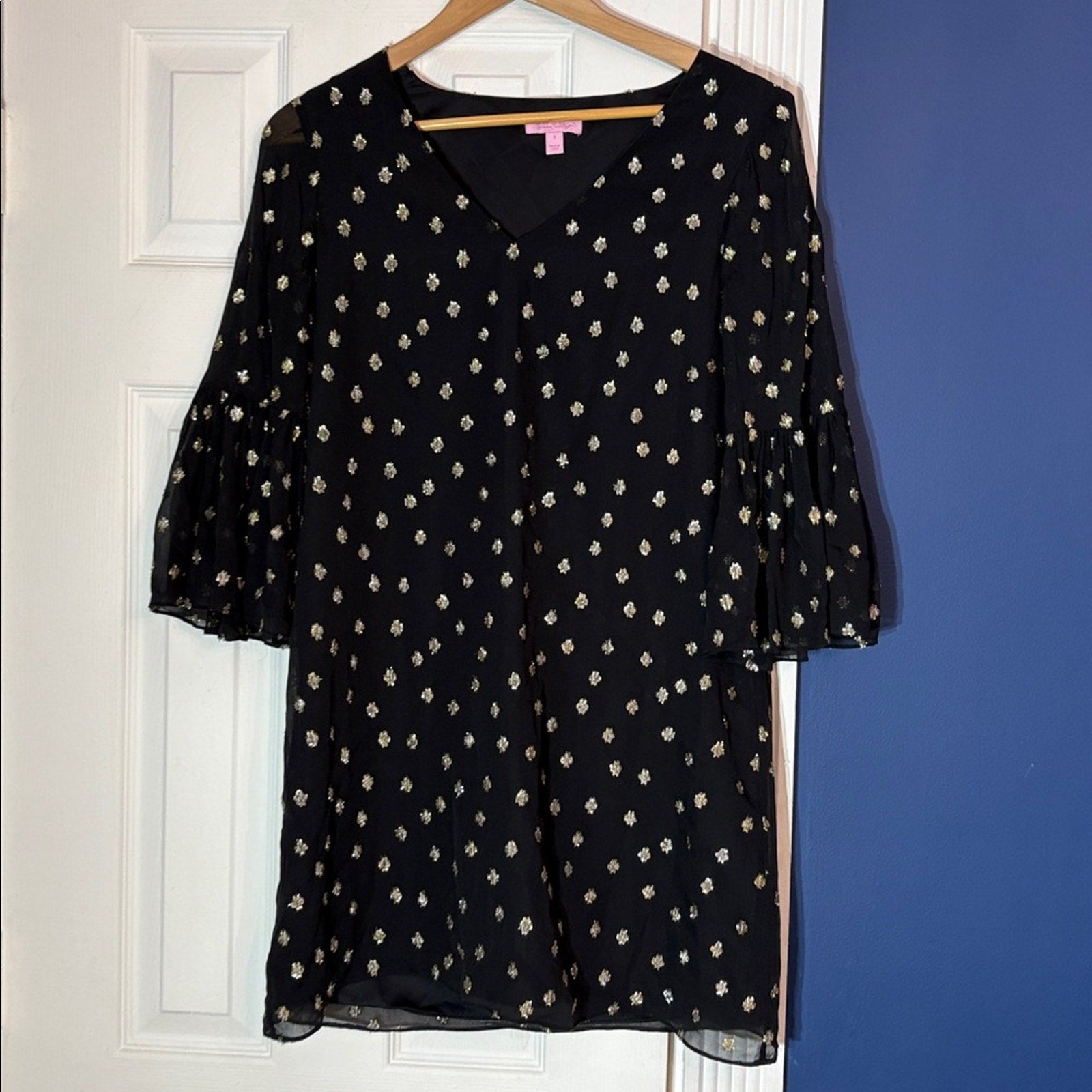 Lilly Pulitzer CAROLINE SILK TUNIC SHIFT DRESS $248 - size 2