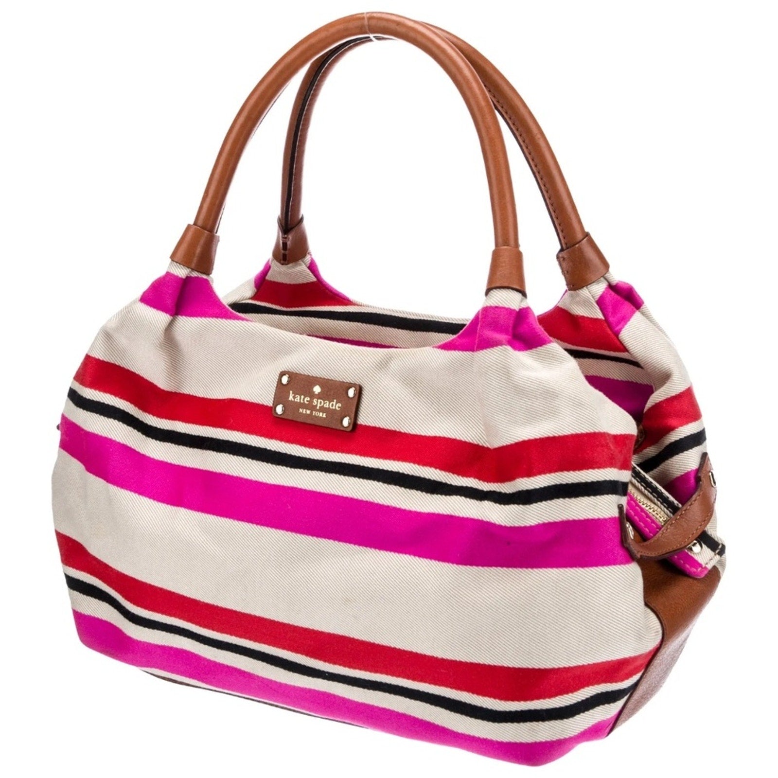 Kate Spade Stevie Oak Island Striped Womens Tote Bag