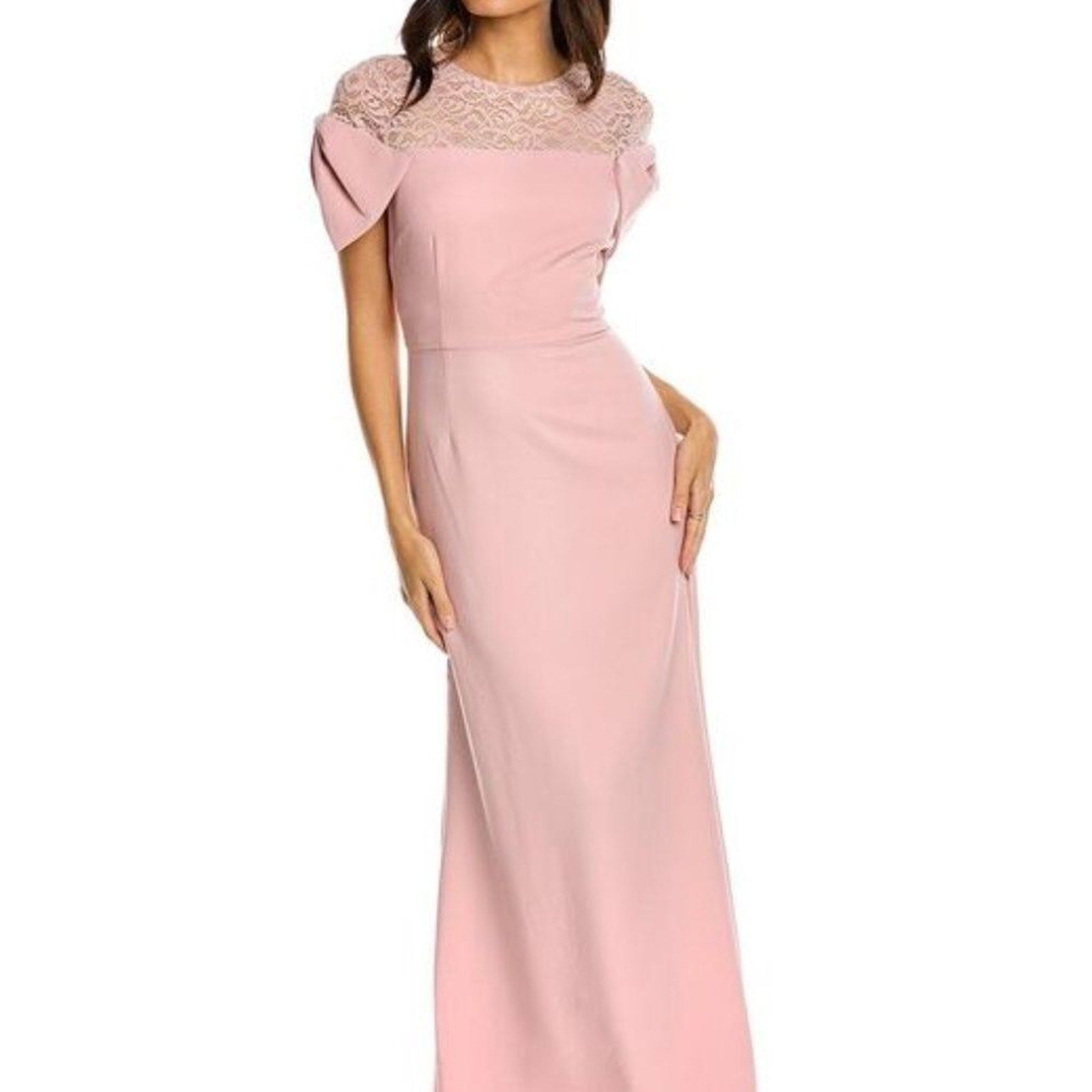 NWT - JS Collections Annalise Bow Mermaid Gown - size 14