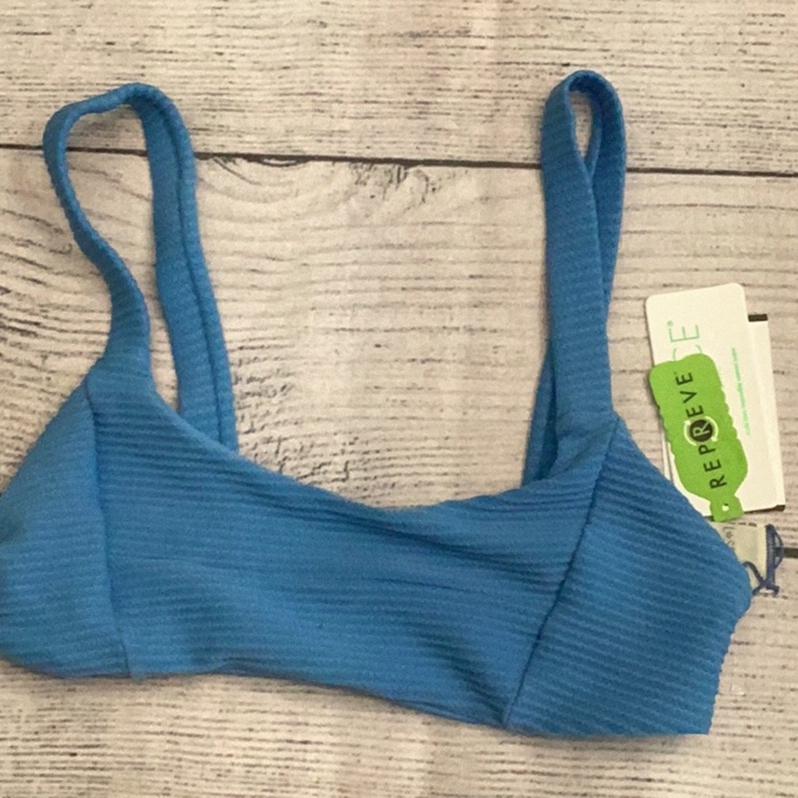 NWT L Space Eco Jess Bikini Top Cornflower - size XS