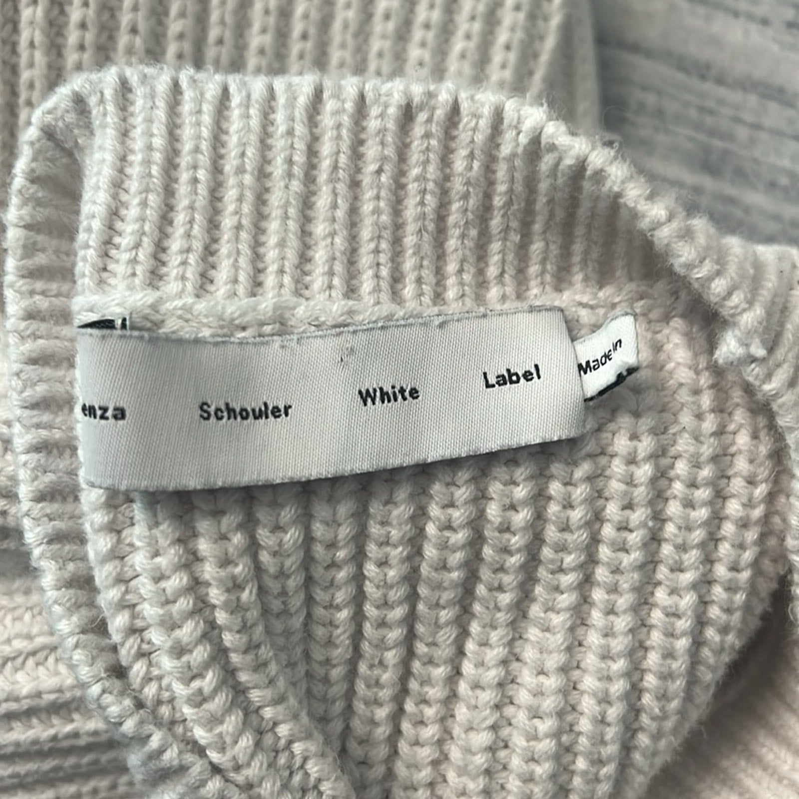Proenza Schouler White Label ribbed-knit wrap jumper - size M