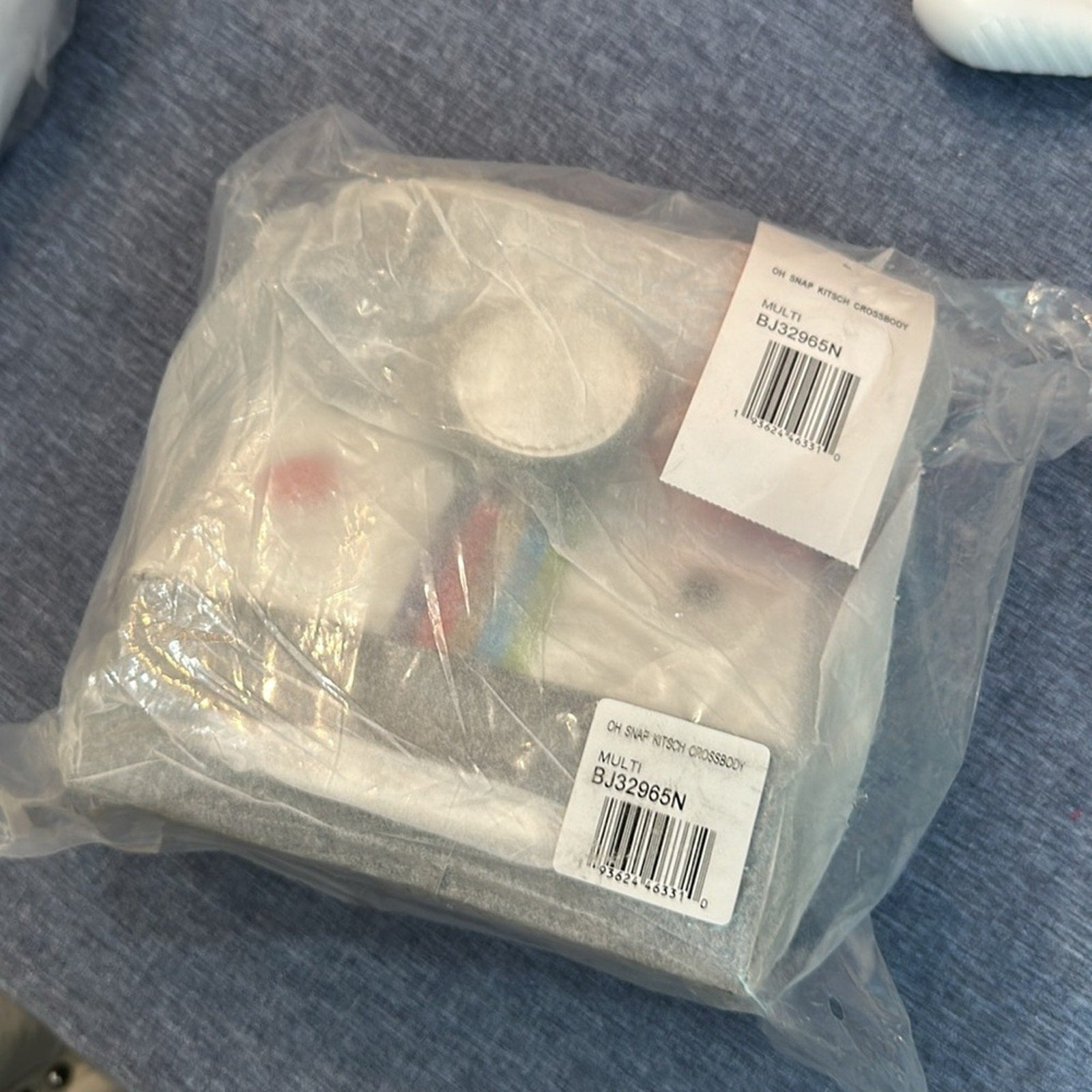 NEW Betsey Johnson Oh Snap Kitsch polaroid camera crossbody bag purse