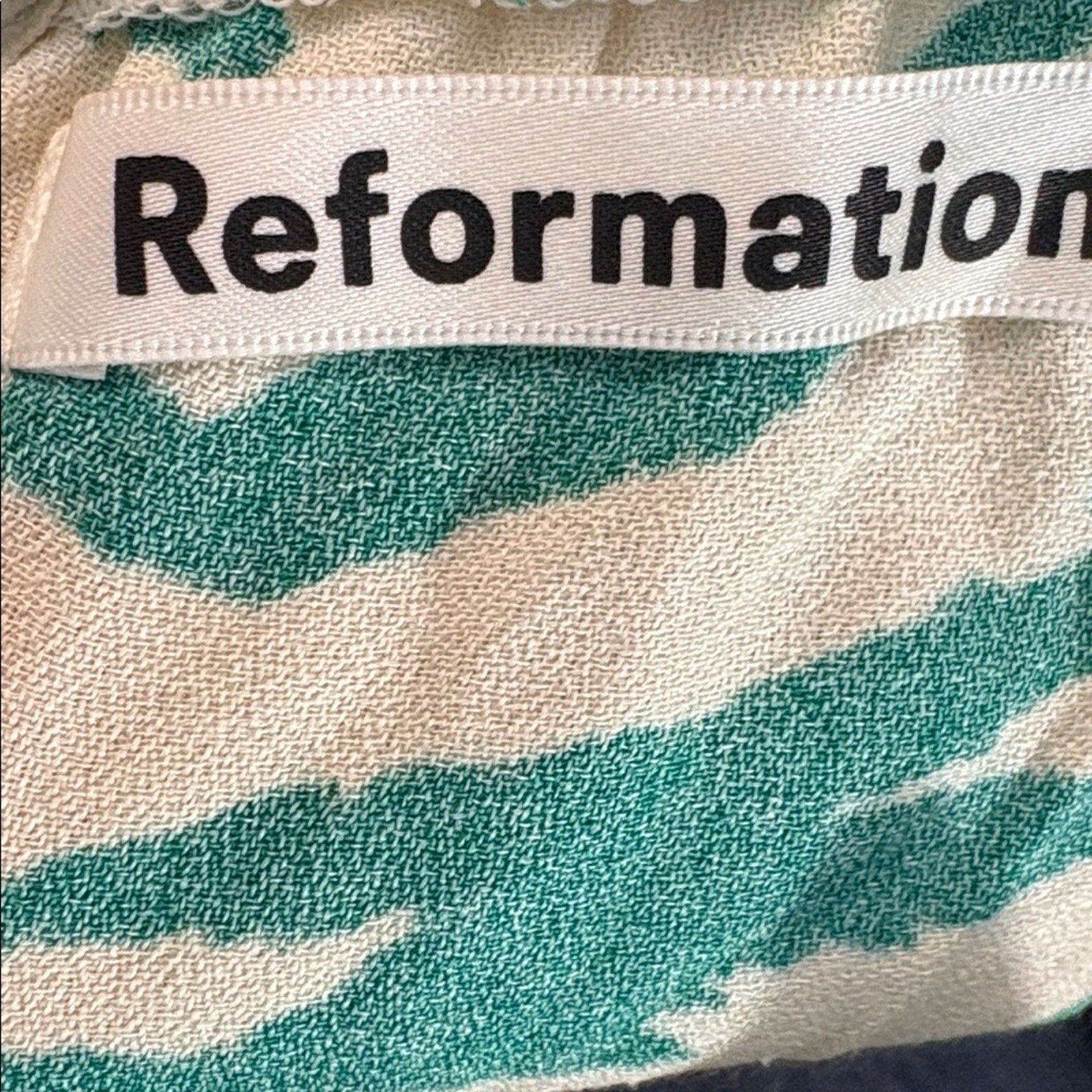 Reformation Animal Print Mini Dress - size 6