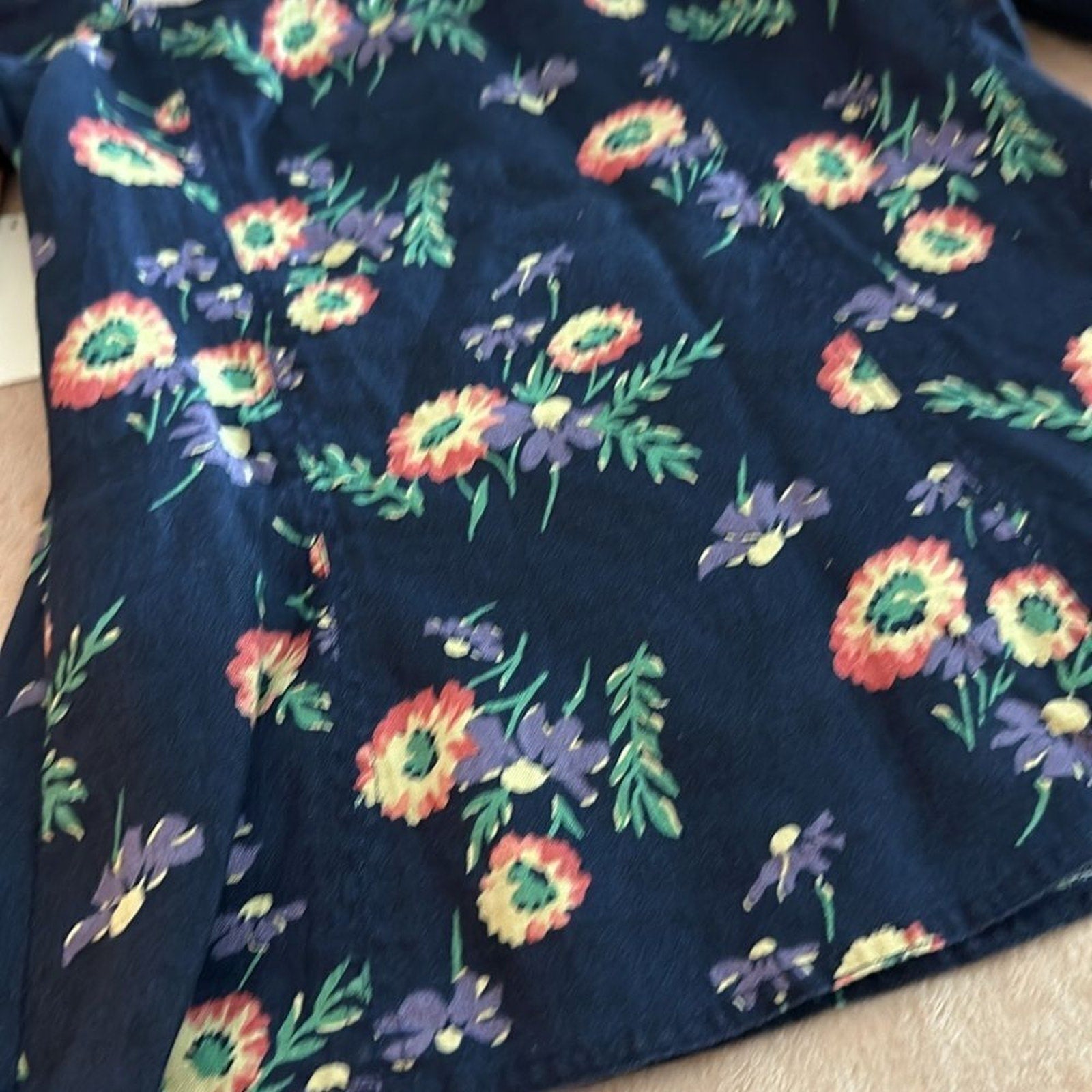 NEW POLO RALPH LAUREN FLORAL BLOUSE - size 2