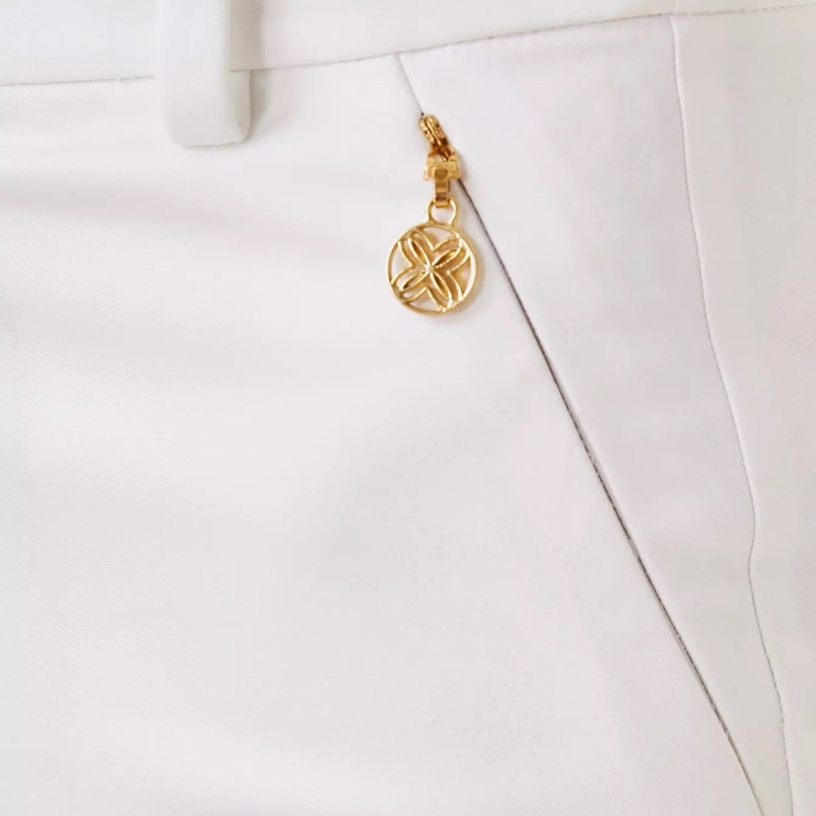 NEW Lilly Pulitzer Ana High-Rise Women Pant - Resort White - size 12