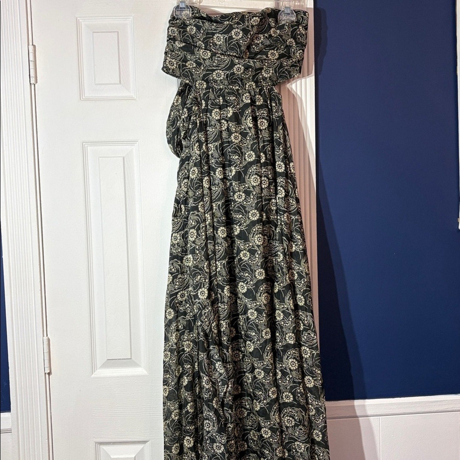 NWT REBECCA TAYLOR Monarch Fleur Cutout Maxi Dress - size 14