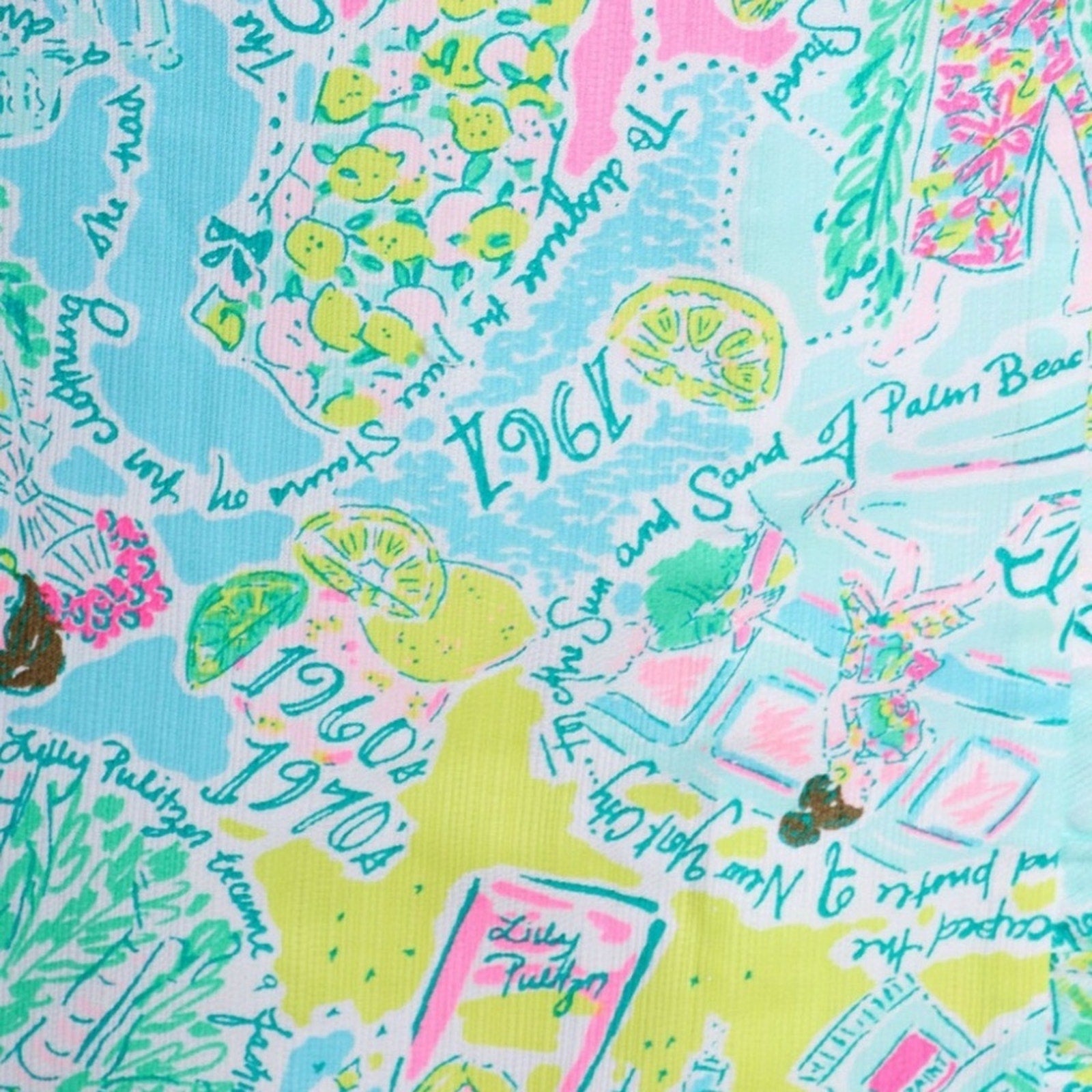 NWT Lilly Pulitzer Jesse Pop Up In The Beginning Ruffle Dress Short Romper - 10