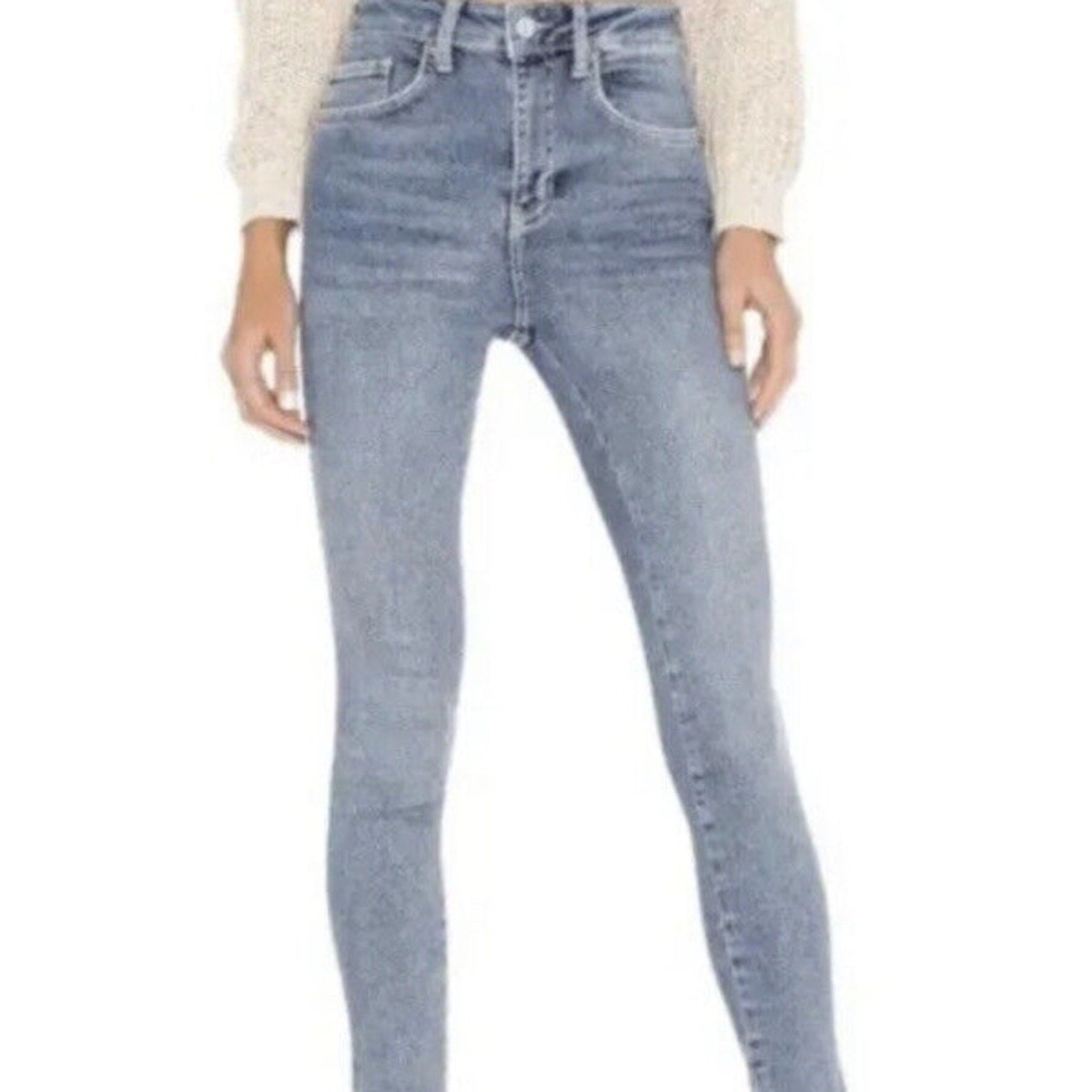NWT Free People Raw High-Rise Jeans in Sierra - Size 29