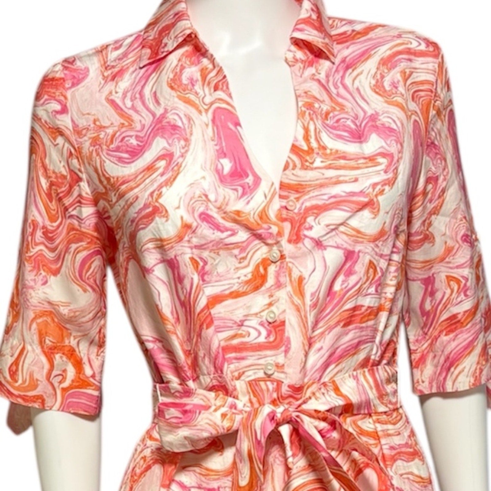 J.McLaughlin Janelle Silk-Blend with Pockets Dress - size XS