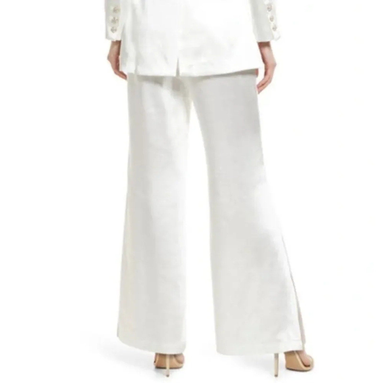 NEW ELLIATT Ridley Suit - Satin Blazer & Pants Set - Size S