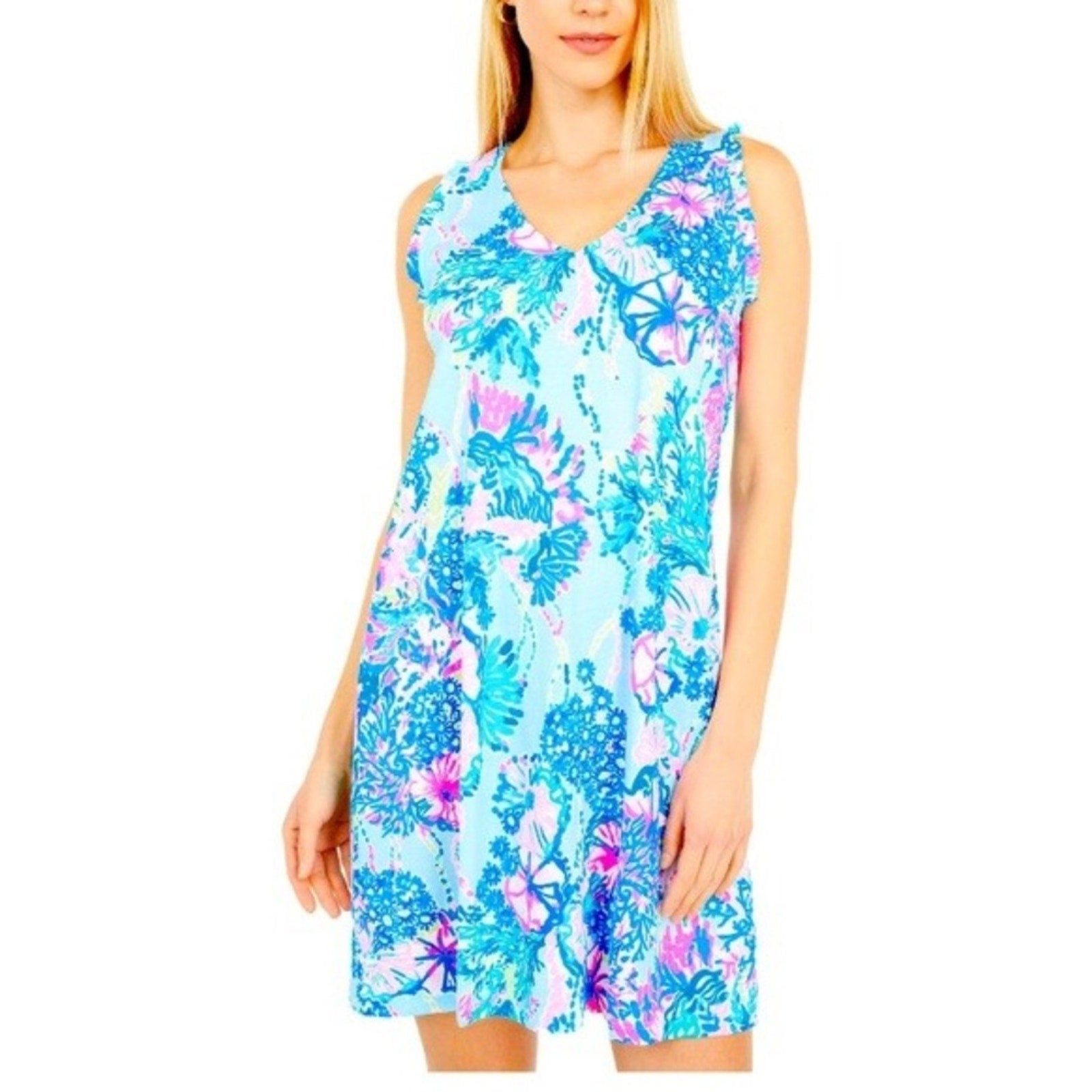 LILLY PULITZER Aron Swing Dress BEACH YOU TO IT - size XS