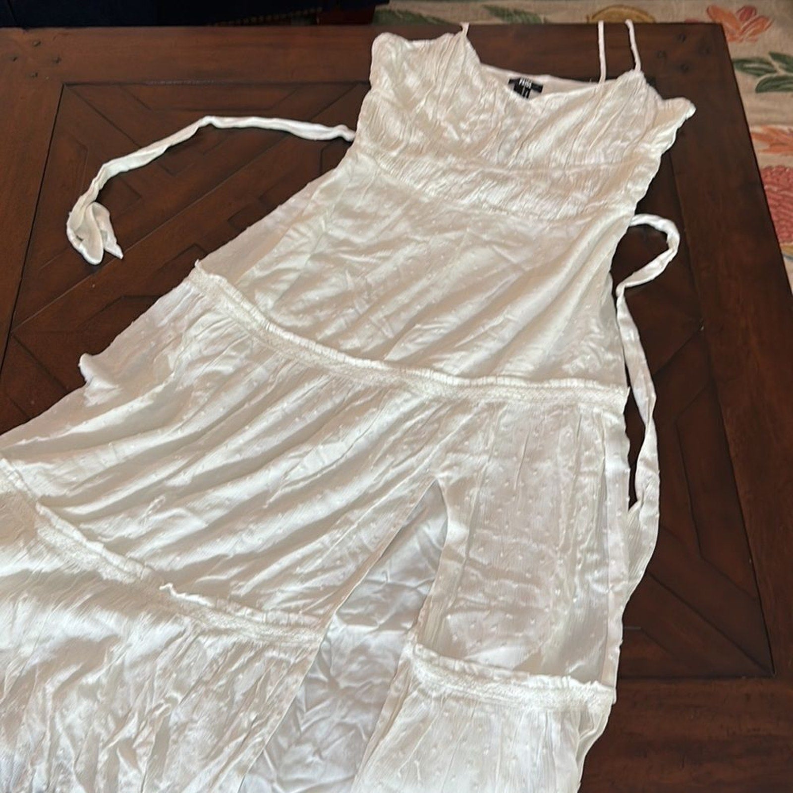 NWT Paige Inesa Midi Dress in White - size large
