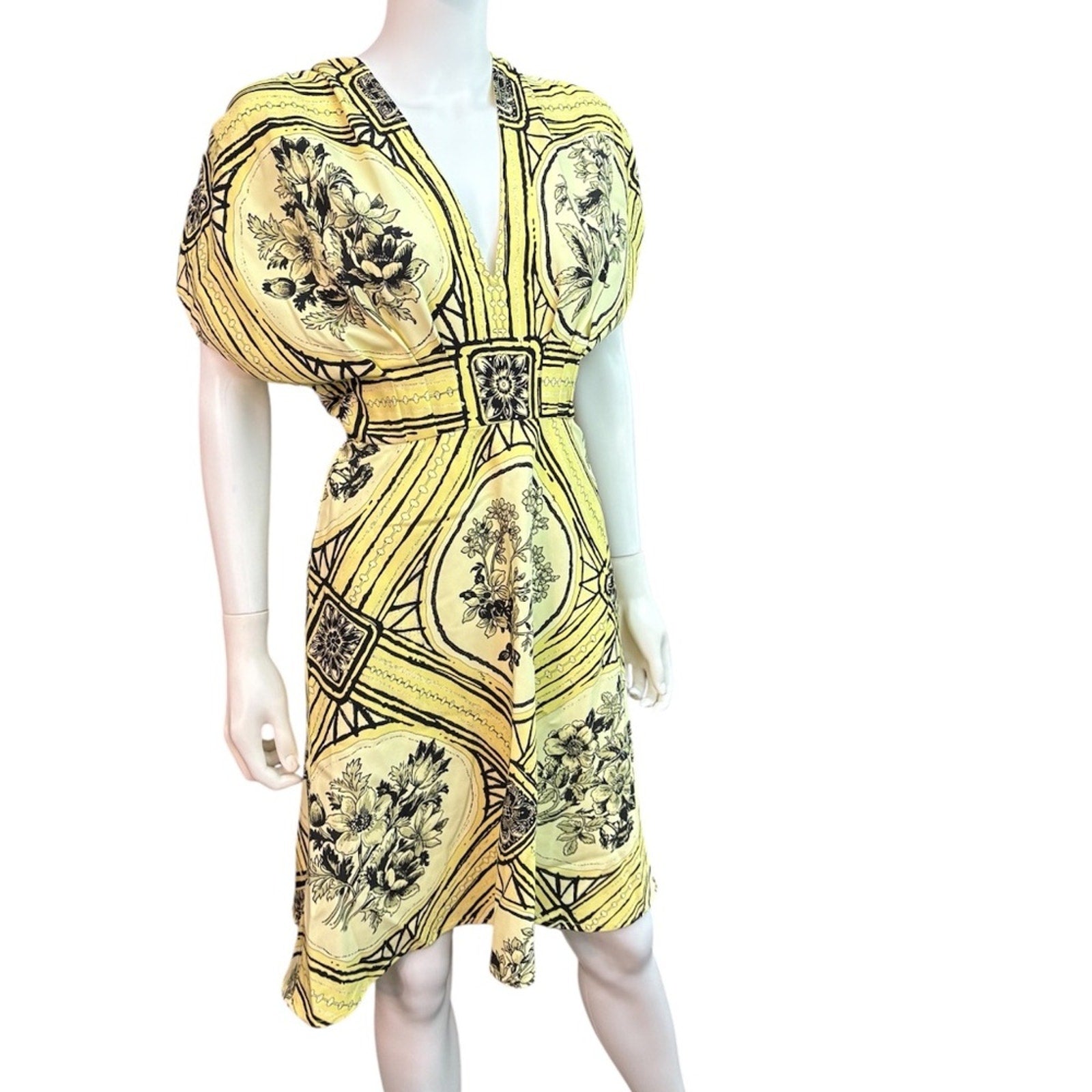 NWT Lela Rose Limoncello V Neck dress - size 0