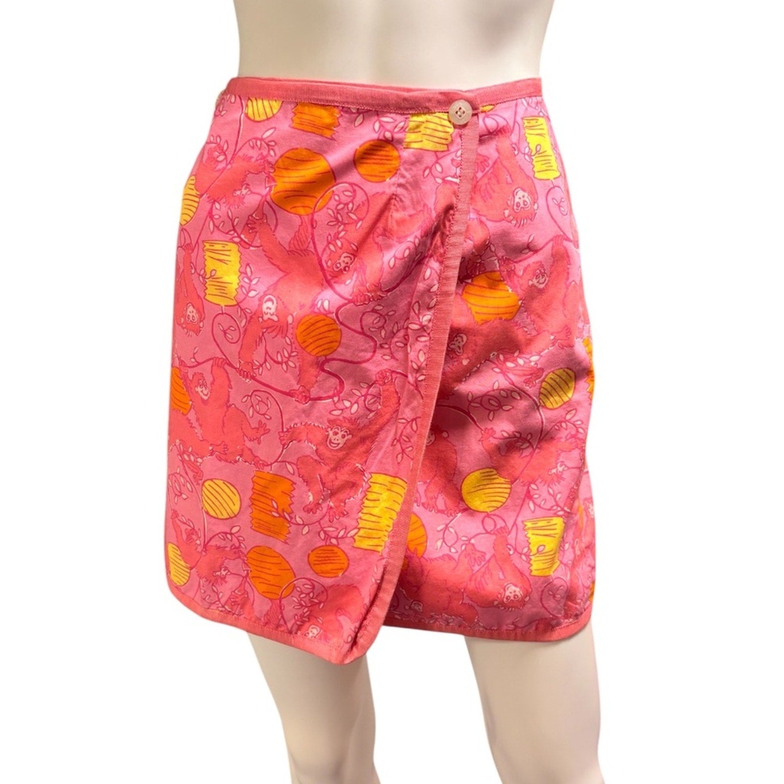 Vintage White Label Lilly Pulitzer Reversible Wrap Skirt - 6P