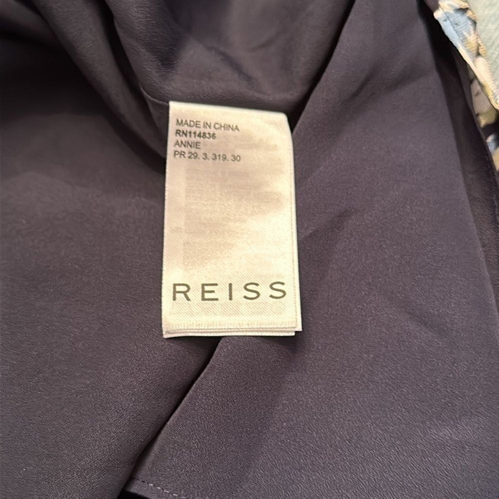 NEW Reiss ANNIE FLORAL PRINT MINI DRESS - size 10