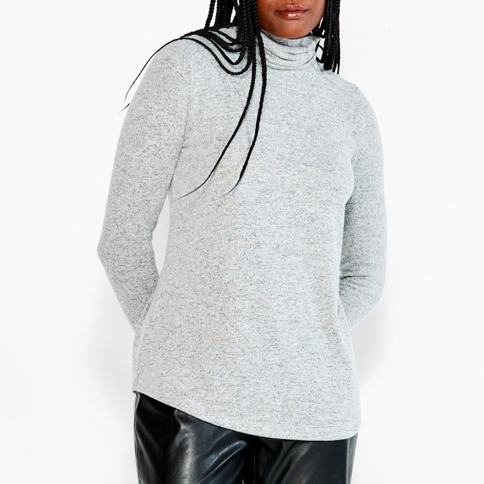 NWT Nic Zoe NZT SWEET DREAMS LONG SLEEVE TURTLENECK - size XL