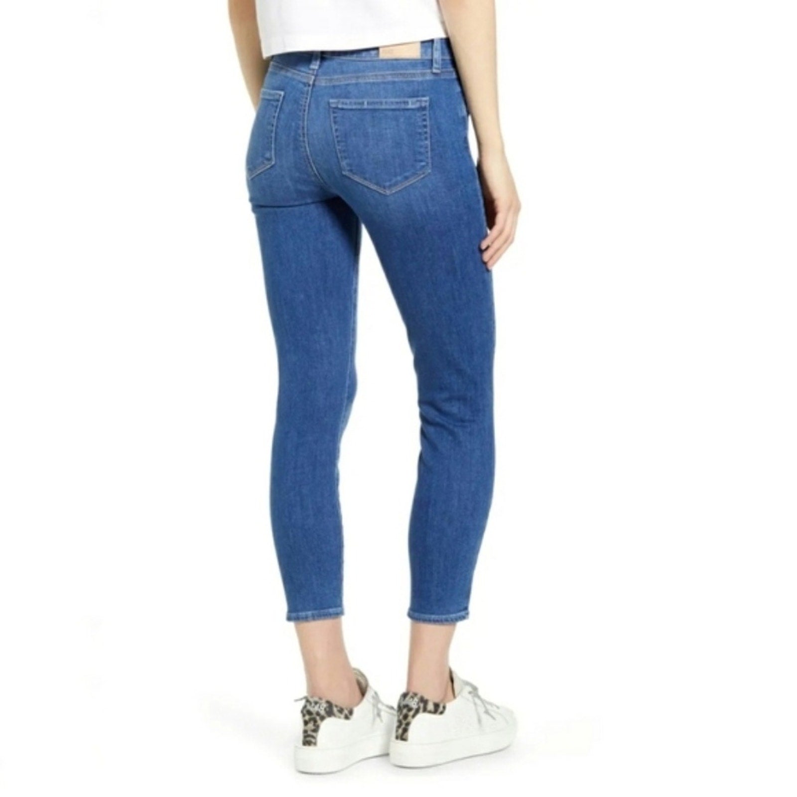 Paige Verdugo Crop Skinny Jeans - size 25