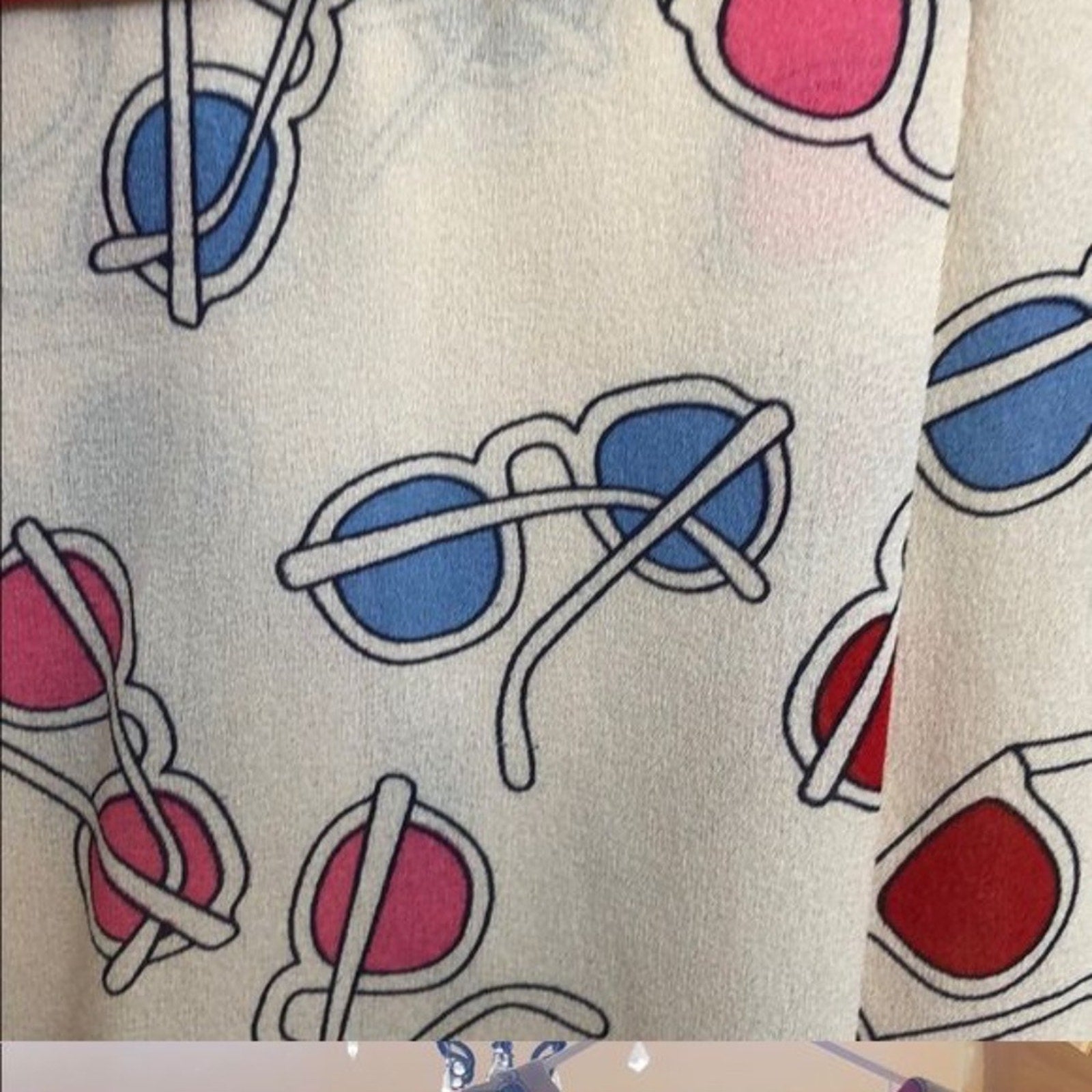 Kate Spade Avery Sunglasses Fun Dress Size 6 Silk Dress