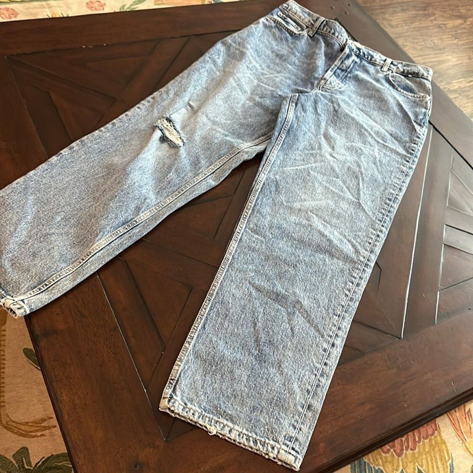 NWT RAILS The Topanga High Waist Straight Leg Jeans in Cascade - size 31