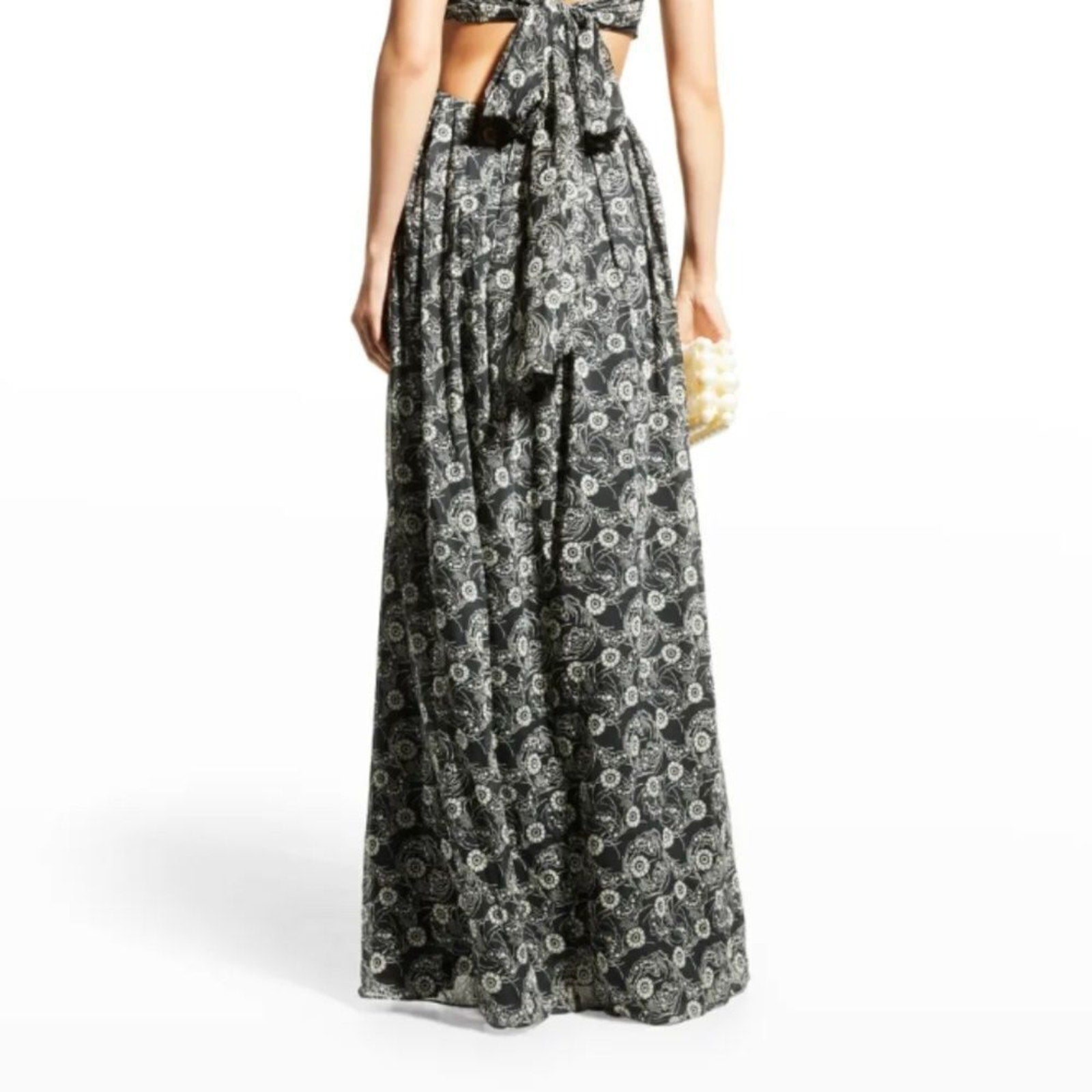 NWT REBECCA TAYLOR Monarch Fleur Cutout Maxi Dress - size 14