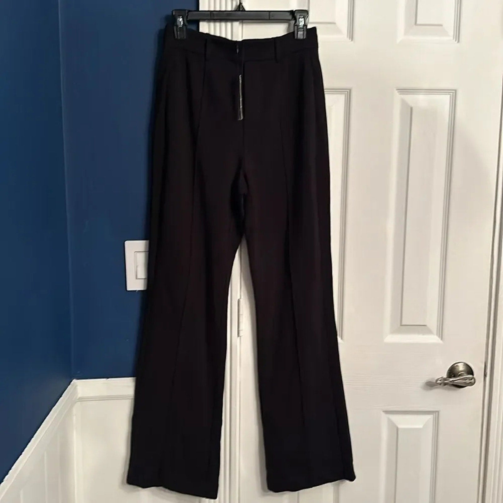 NWT NIC+ZOE 31" KNIT WIDE LEG PLEATED PANT - size small