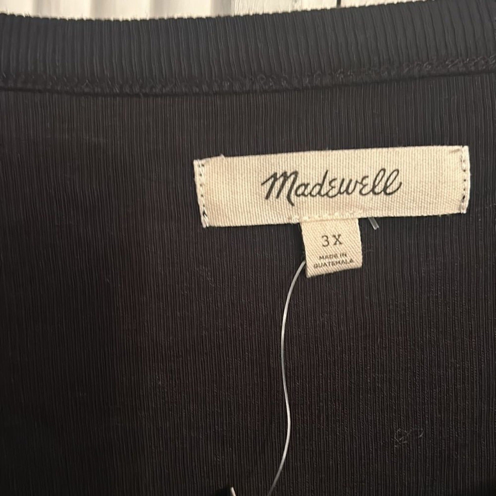 NWT Madewell Plus Supima® Rib '90s Tank - size 3X