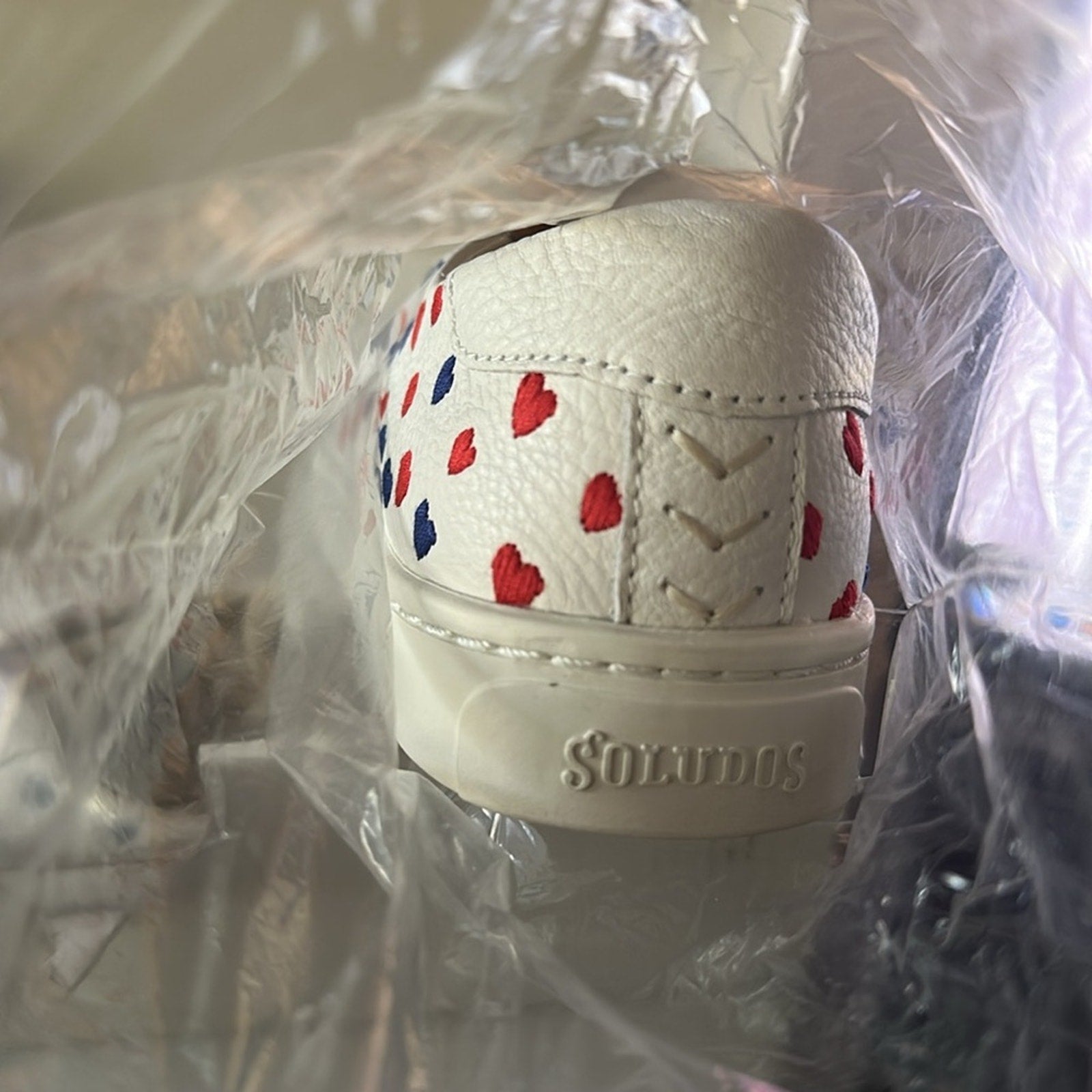 NEW Soludos Queen Of Hearts Ibiza Sneakers - size 6