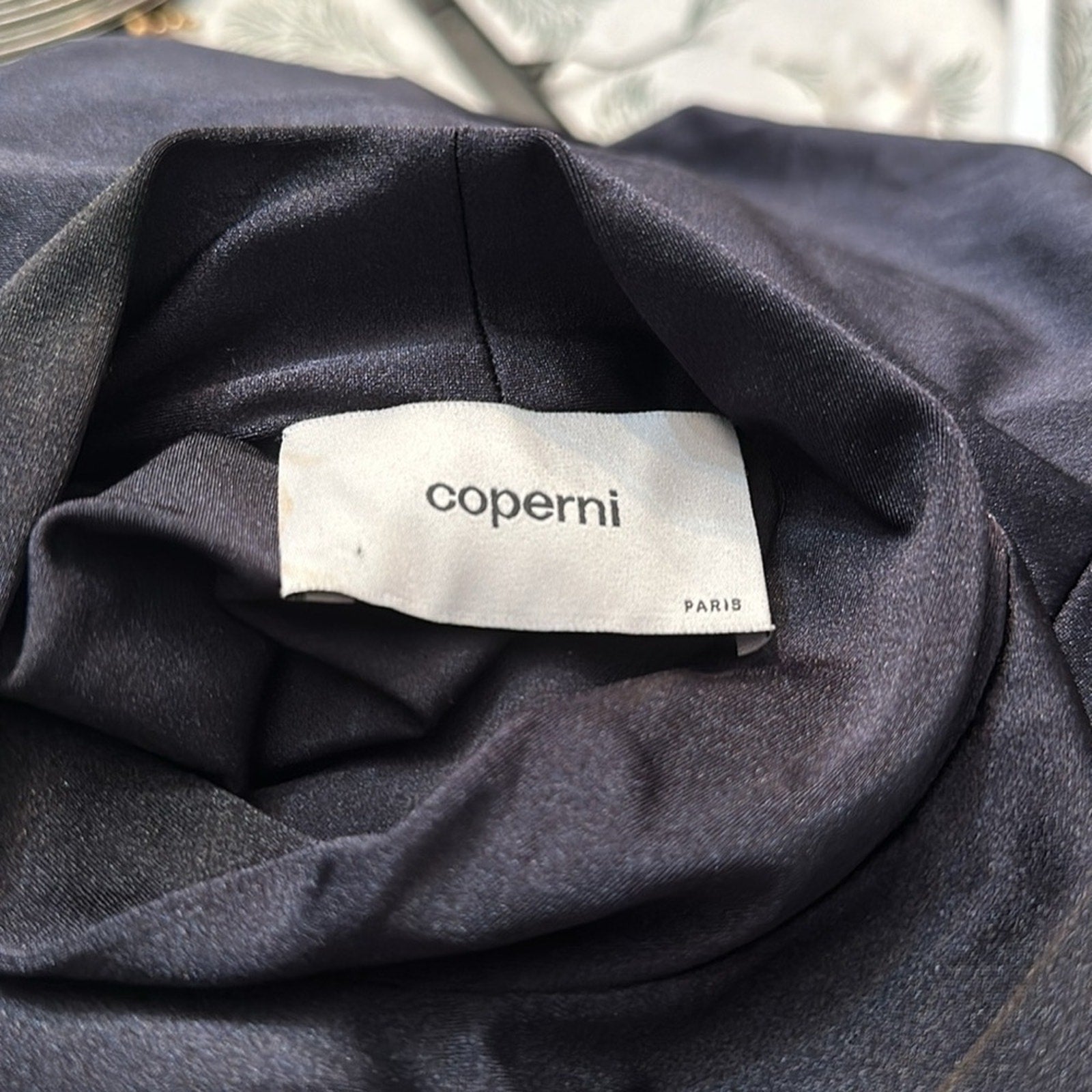 NEW Coperni Black Asymmetric Minidress - size small