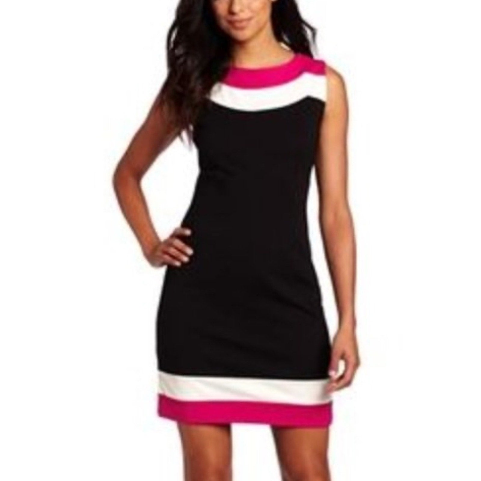 Lilly Pulitzer Women's Allaire Color Block Sleeveless Knit Dress - size XS