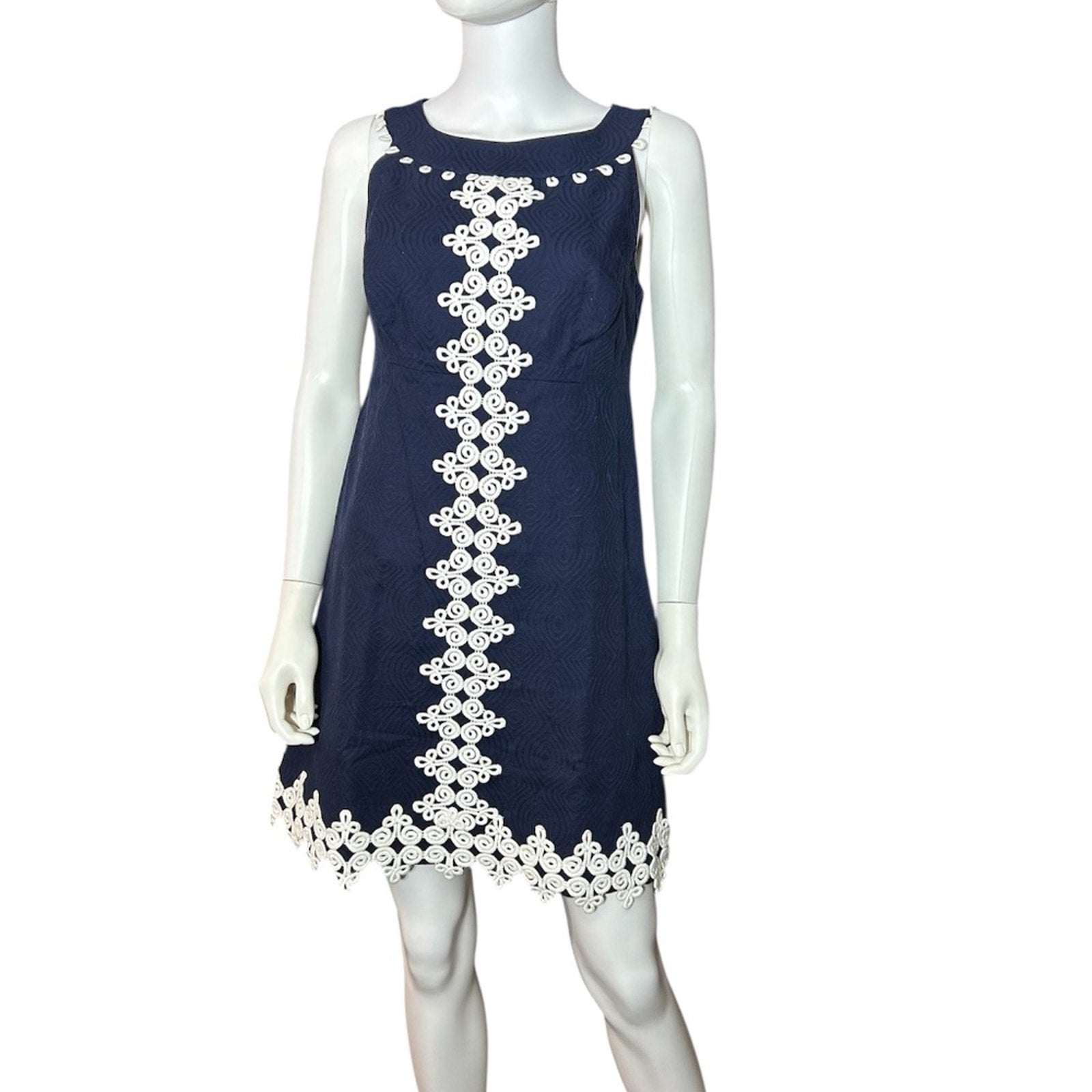 Lilly Pulitzer rare Shift Dress True Navy Size 4