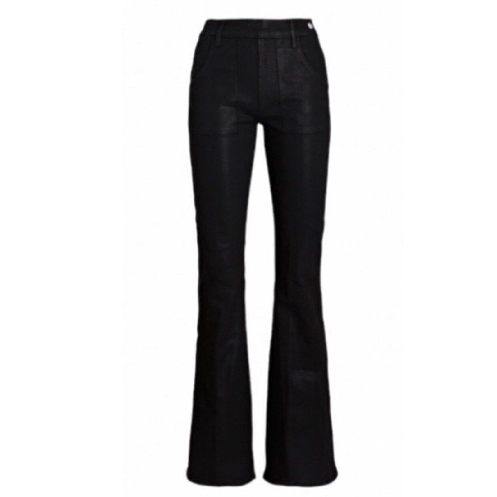 NEW FRAME Le Flare de Francoise in Black Coated - Size 24. Retail- $278