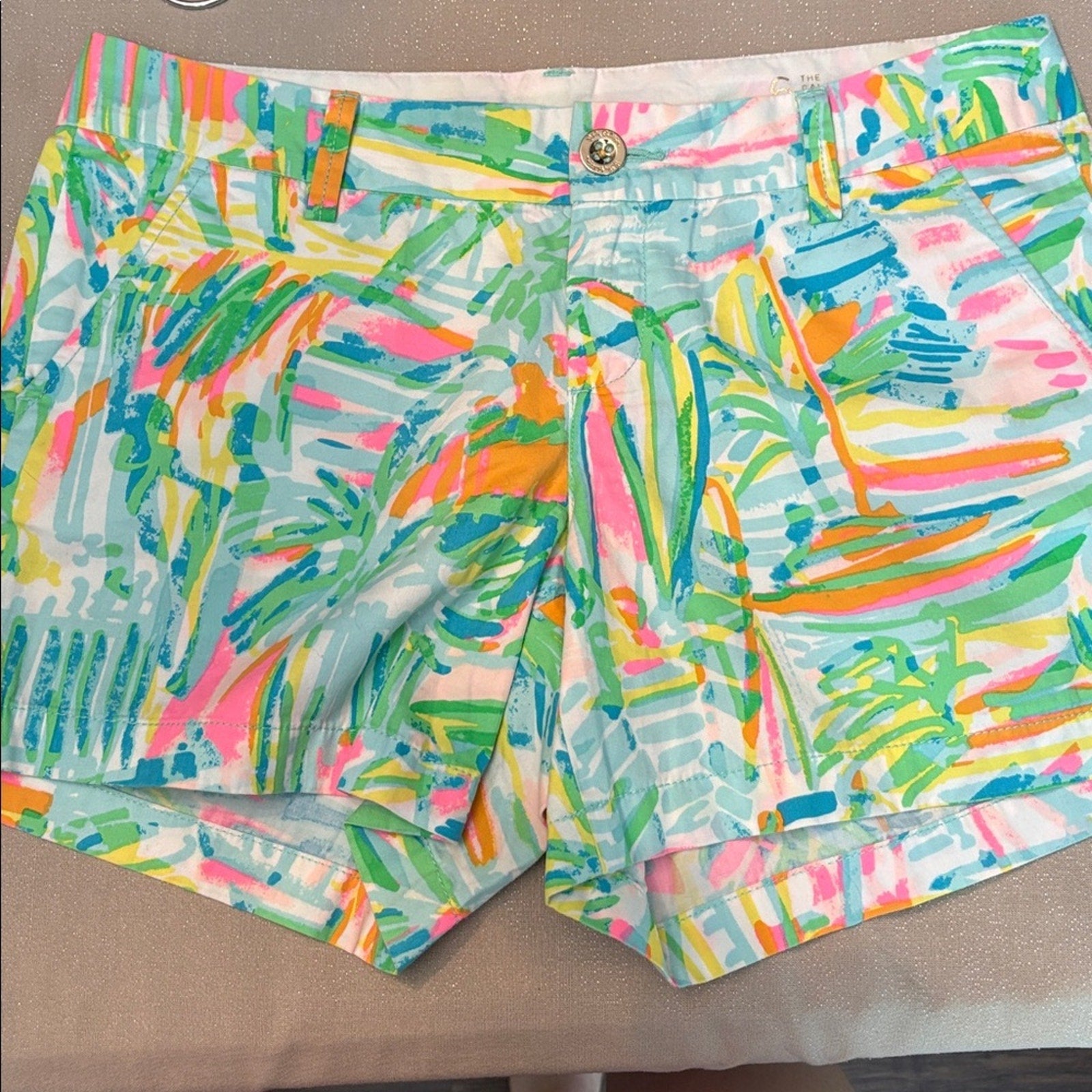 Lilly Pulitzer Callahan shorts in multi sea salt & sun - size 6
