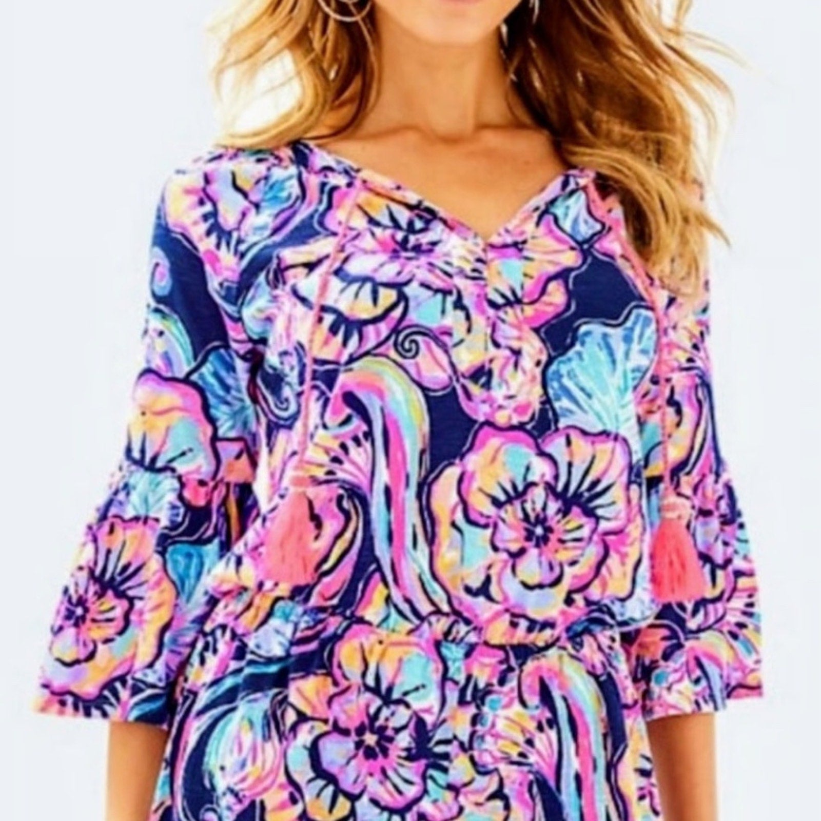 Lilly Pulitzer Del Lago Romper in Nauti Navy Boho Bateau - size XS