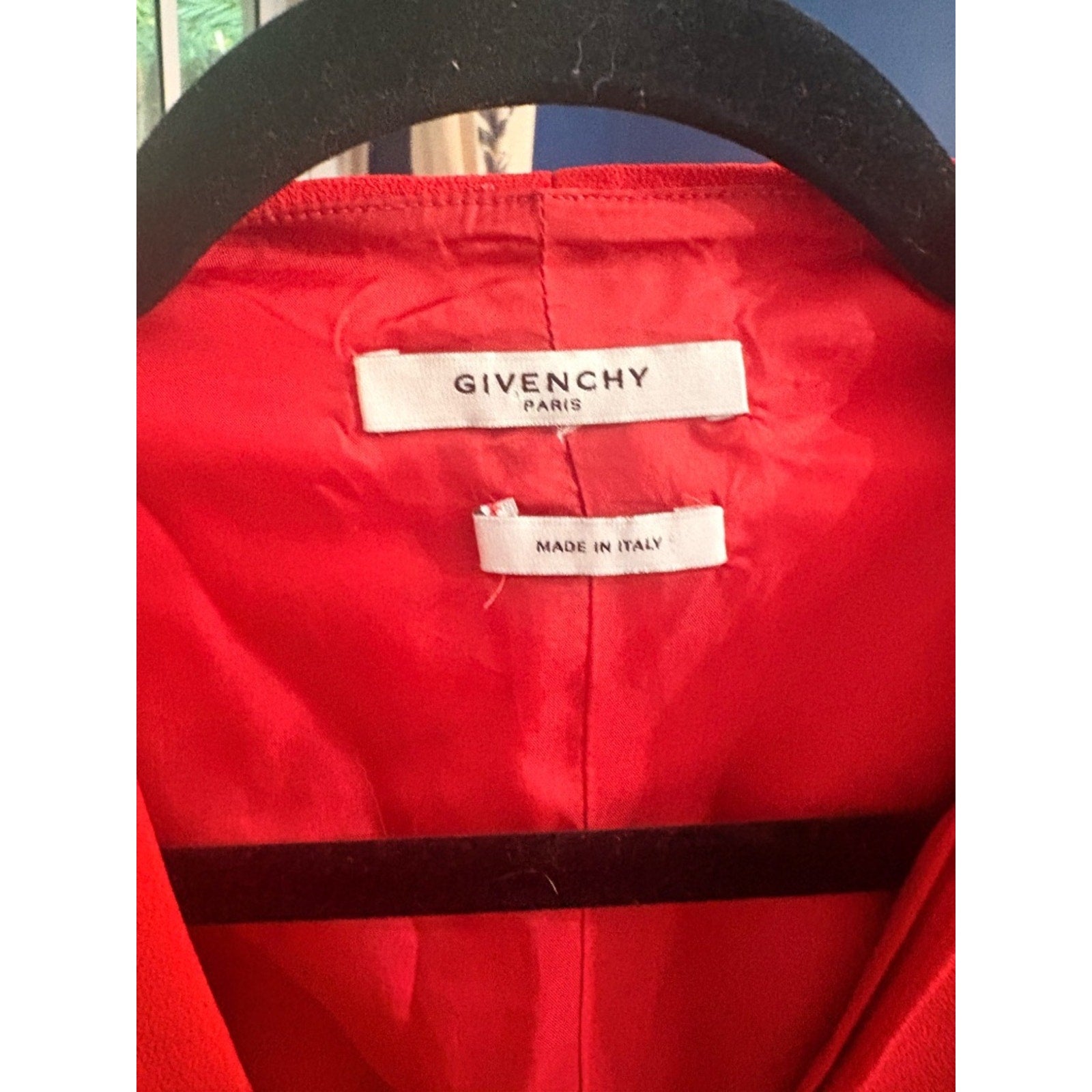 Givenchy Paris Red Vest Dress - 38 (US 6) 🌟