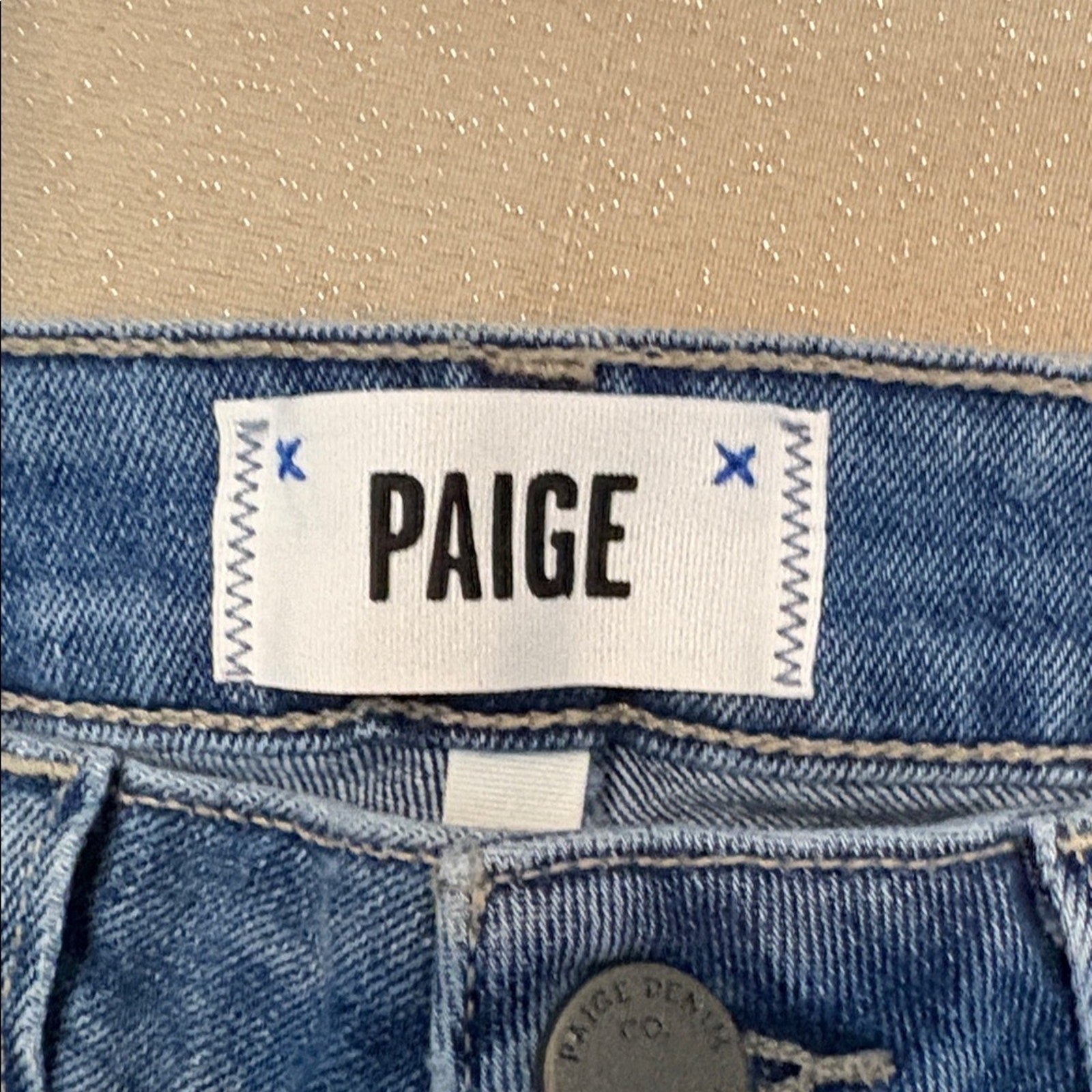 NWT PAIGE Hoxton Cropped Slim-fit Jeans In Katannia - size 25