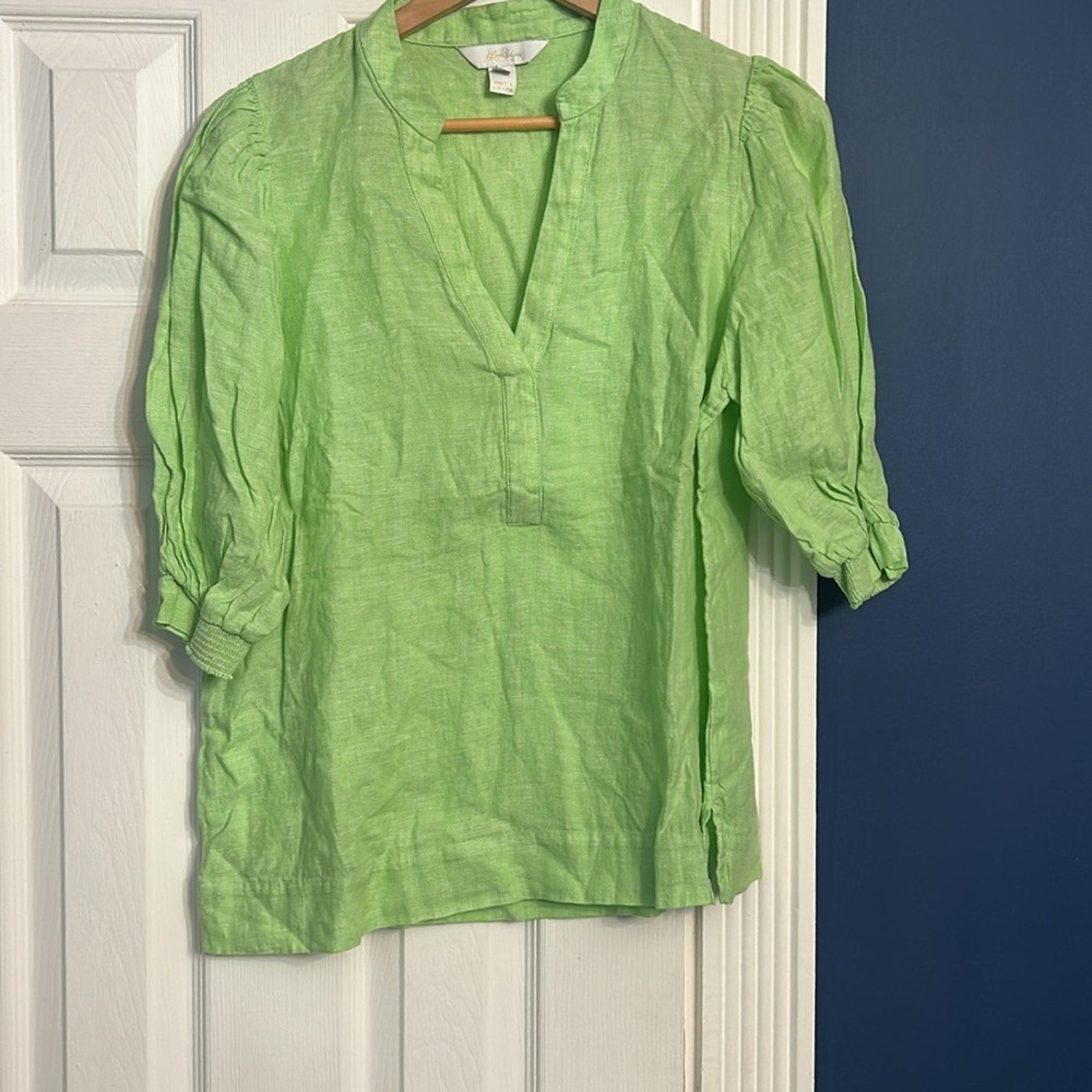 NEW Lilly Pulitzer Women's Mialeigh Linen Top - size 00