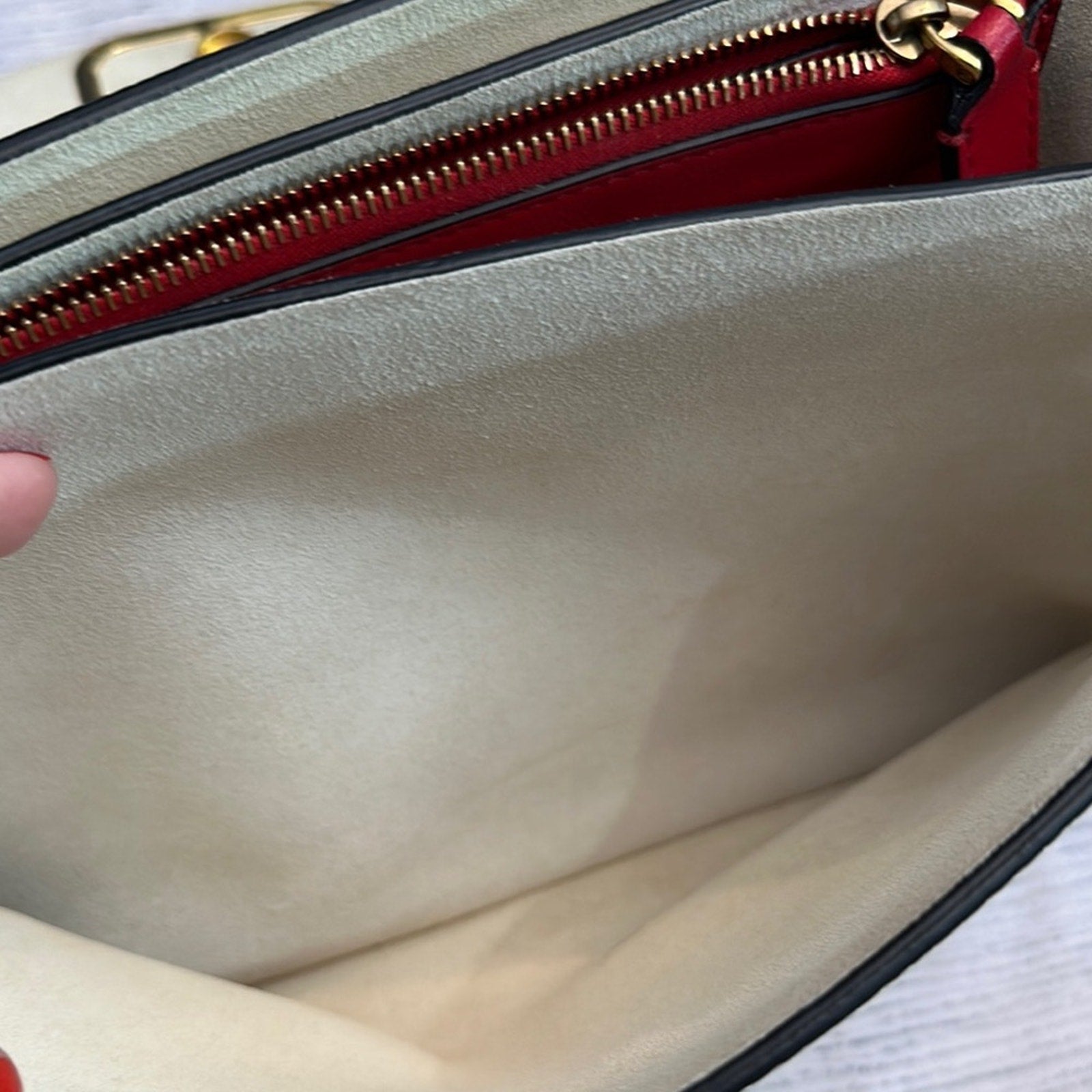 Valentino Garavani Pebbled Calfskin Mini VRing Shoulder Bag Light Ivory