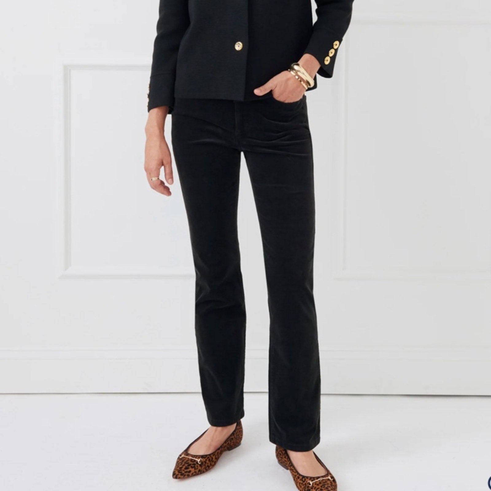 J. McLaughlin Lenni Velvet Jeans -  6