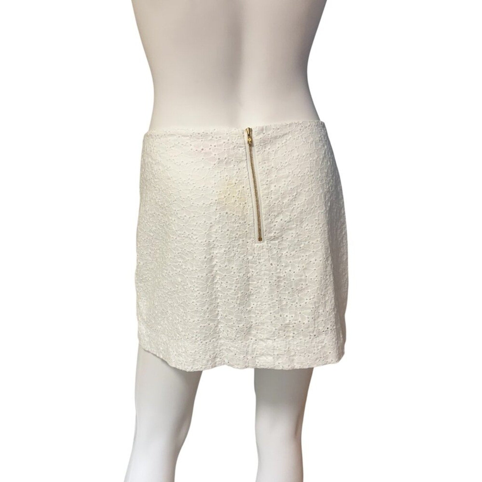 Lilly Pulitzer Eyelet White Skirt - 6