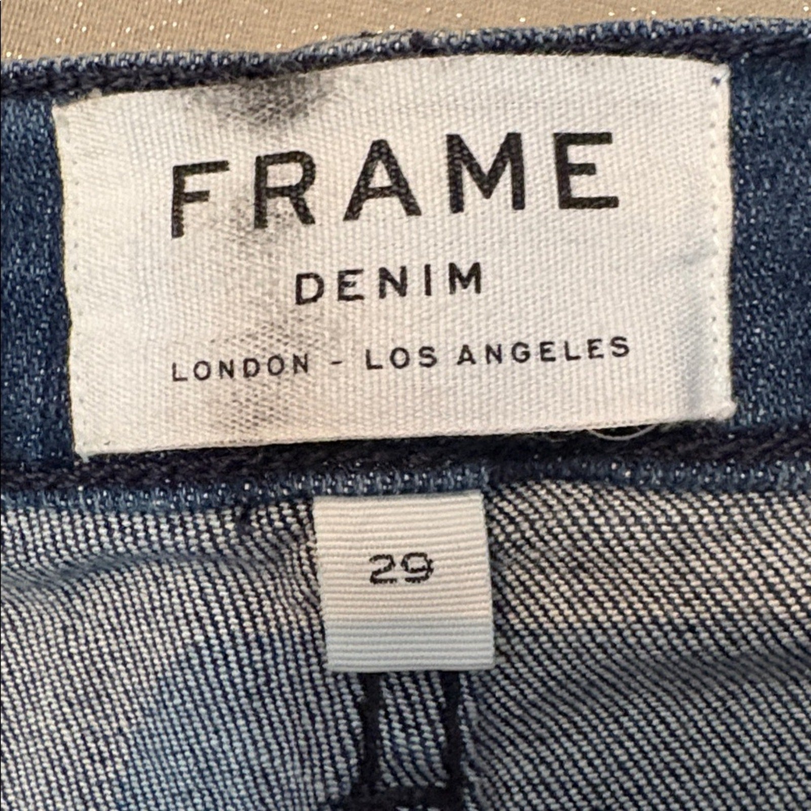 FRAME Ali High Rise Skinny Jeans in Belhaven - size 29