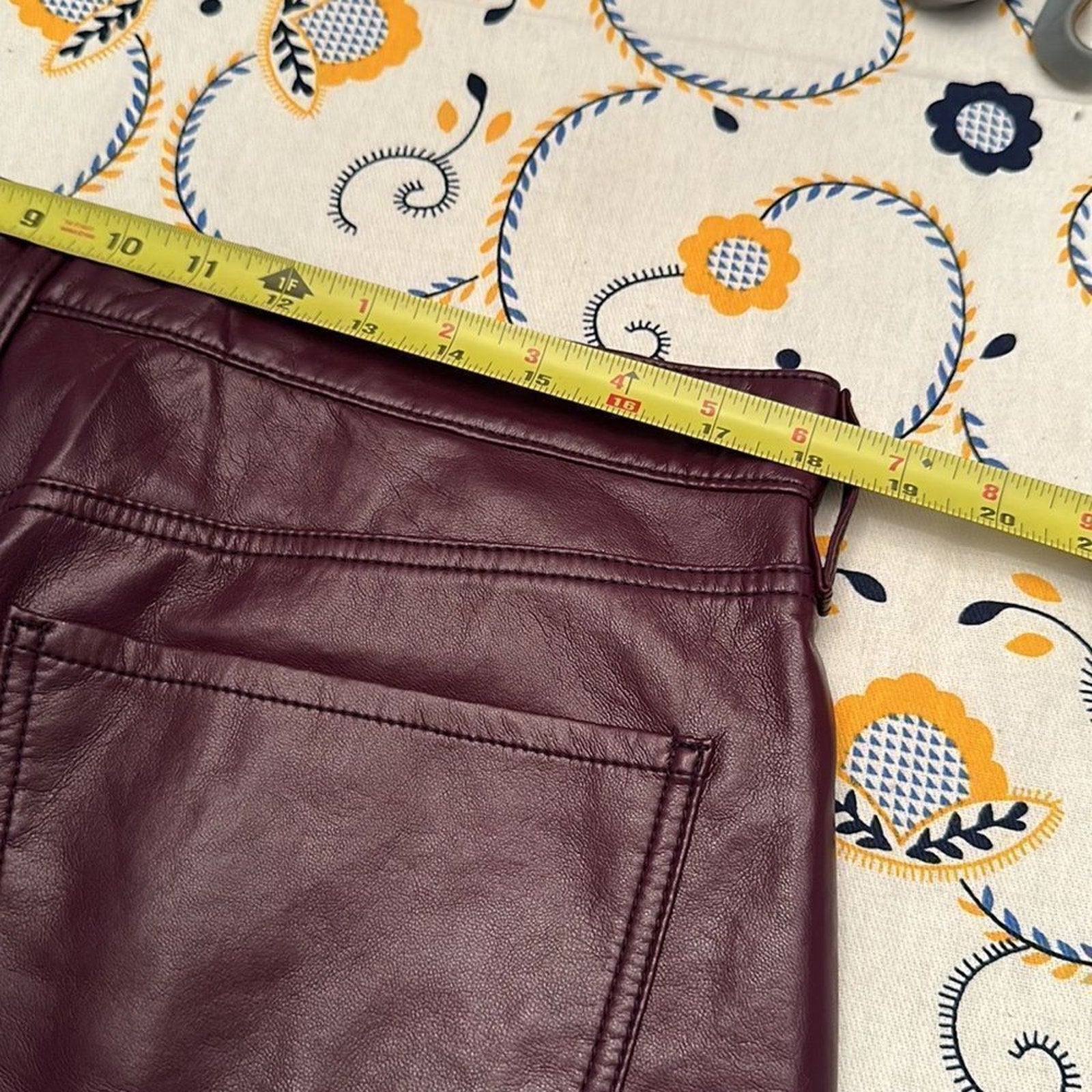 NWT Citizens Of Humanity Beatnik Recycled Leather Mini Skirt - size 32