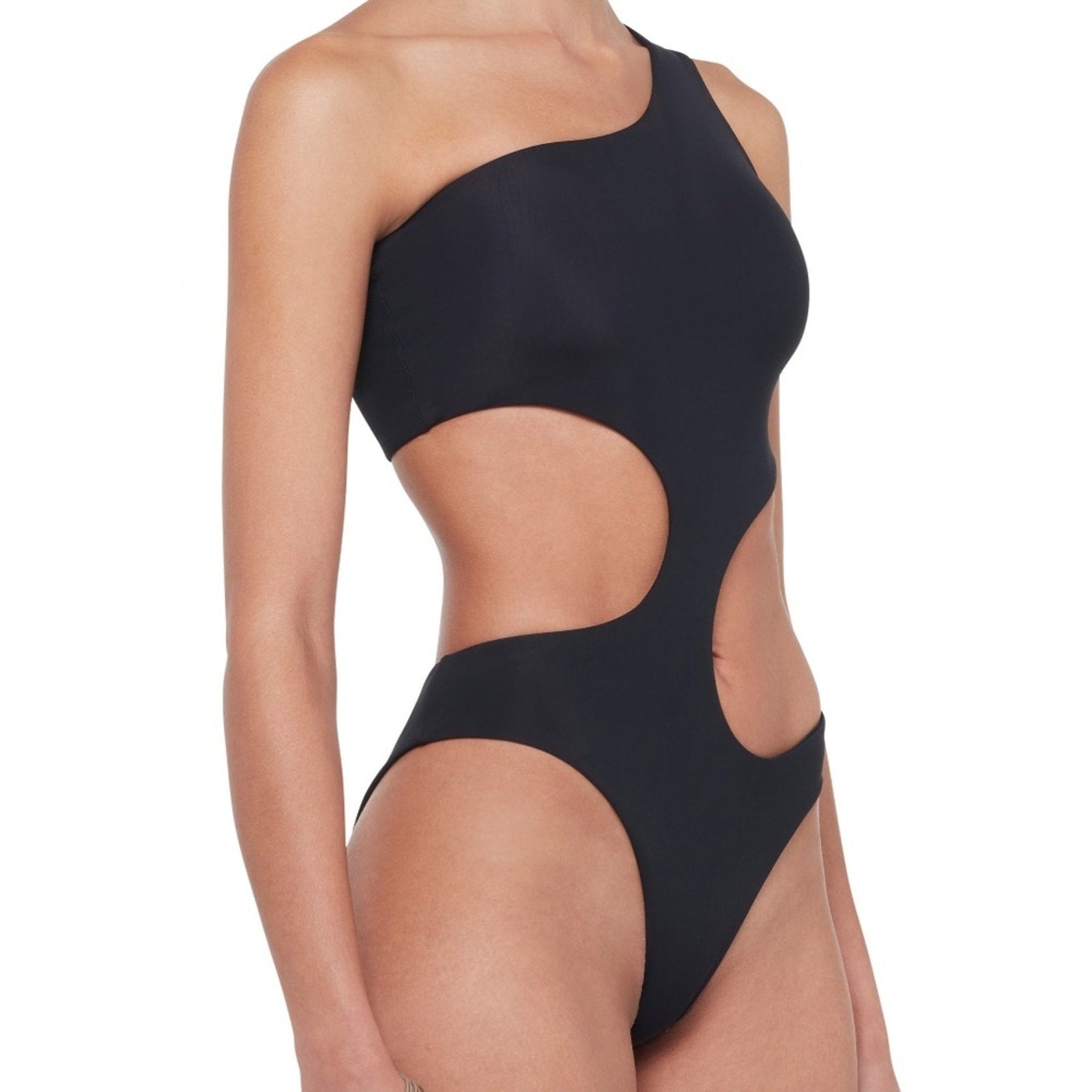 NEW Louisa Ballou Carve Cut Out Onepiece Swimsuit - size large