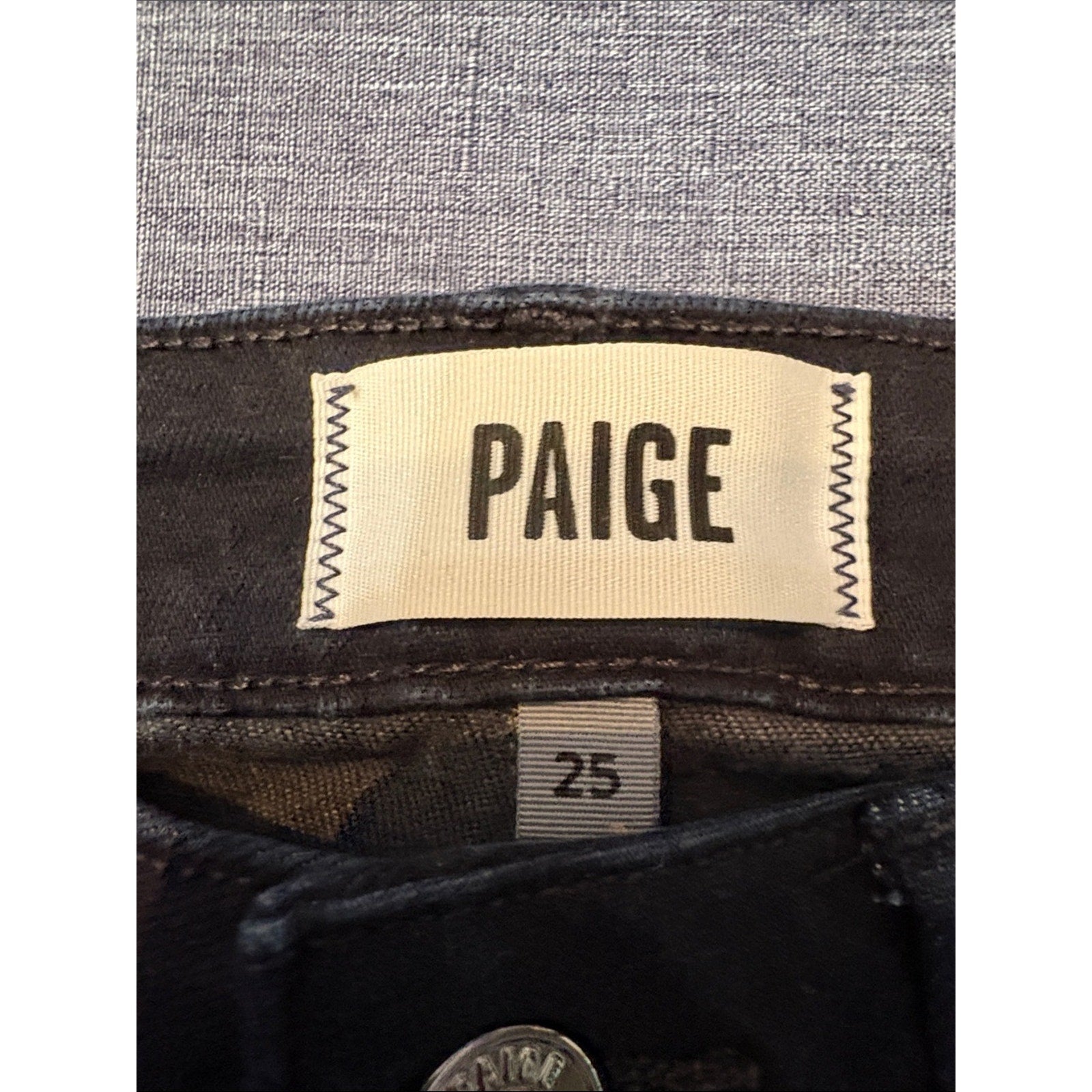 Paige Women's Cindy High Waist Ankle Straight Leg Jeans in Thames - size 25