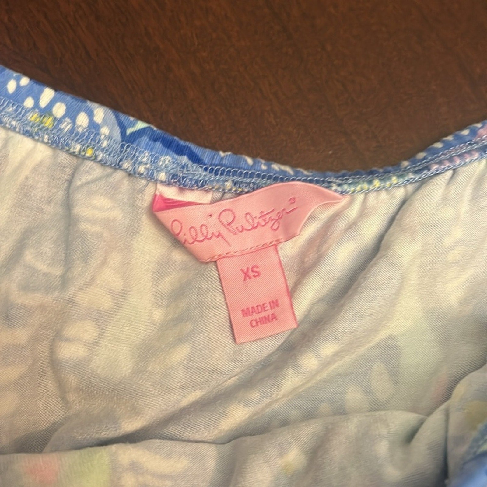 Lilly Pulitzer La Fortuna Romper In Blue Peri Pinch Pinch - size XS