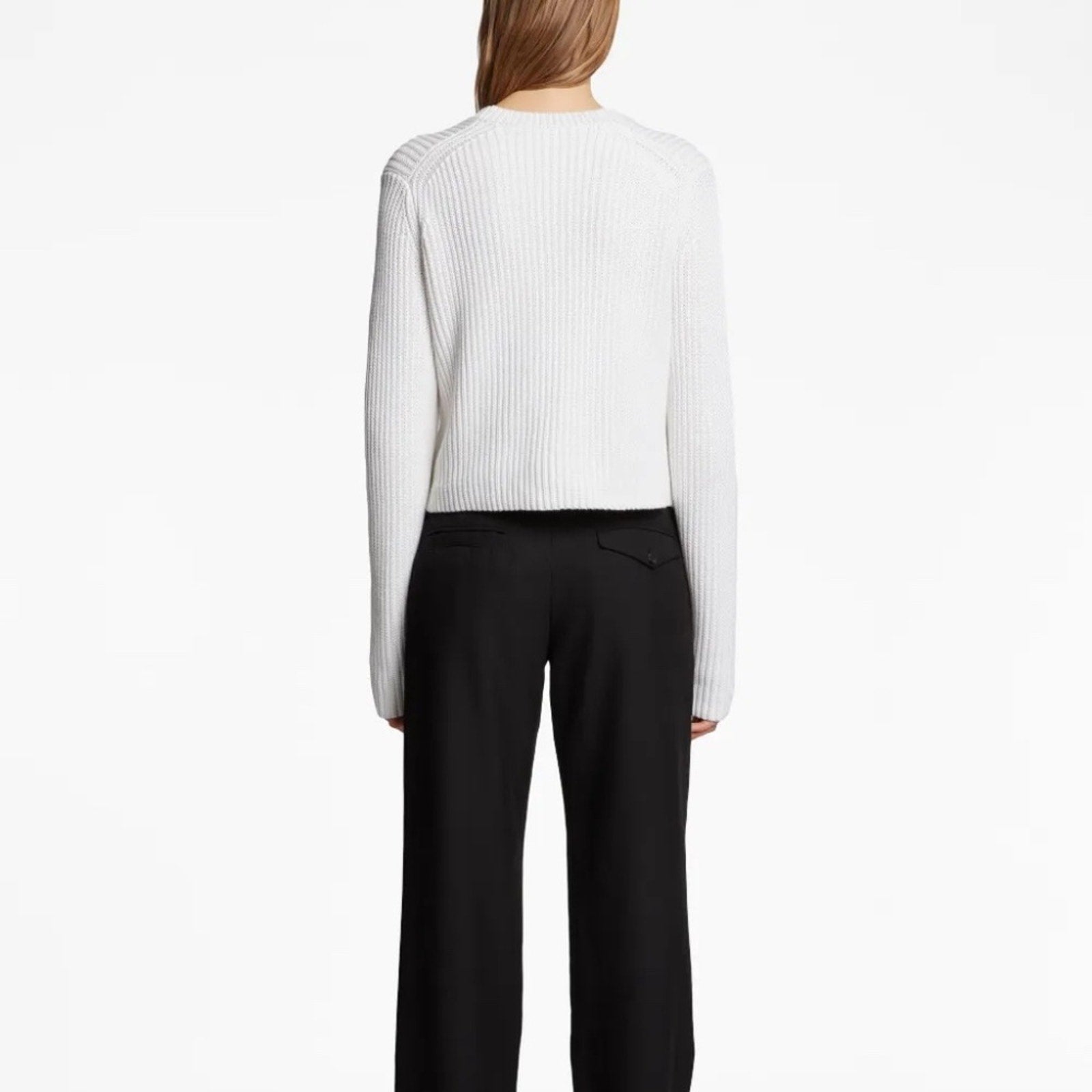 Proenza Schouler White Label ribbed-knit wrap jumper - size M